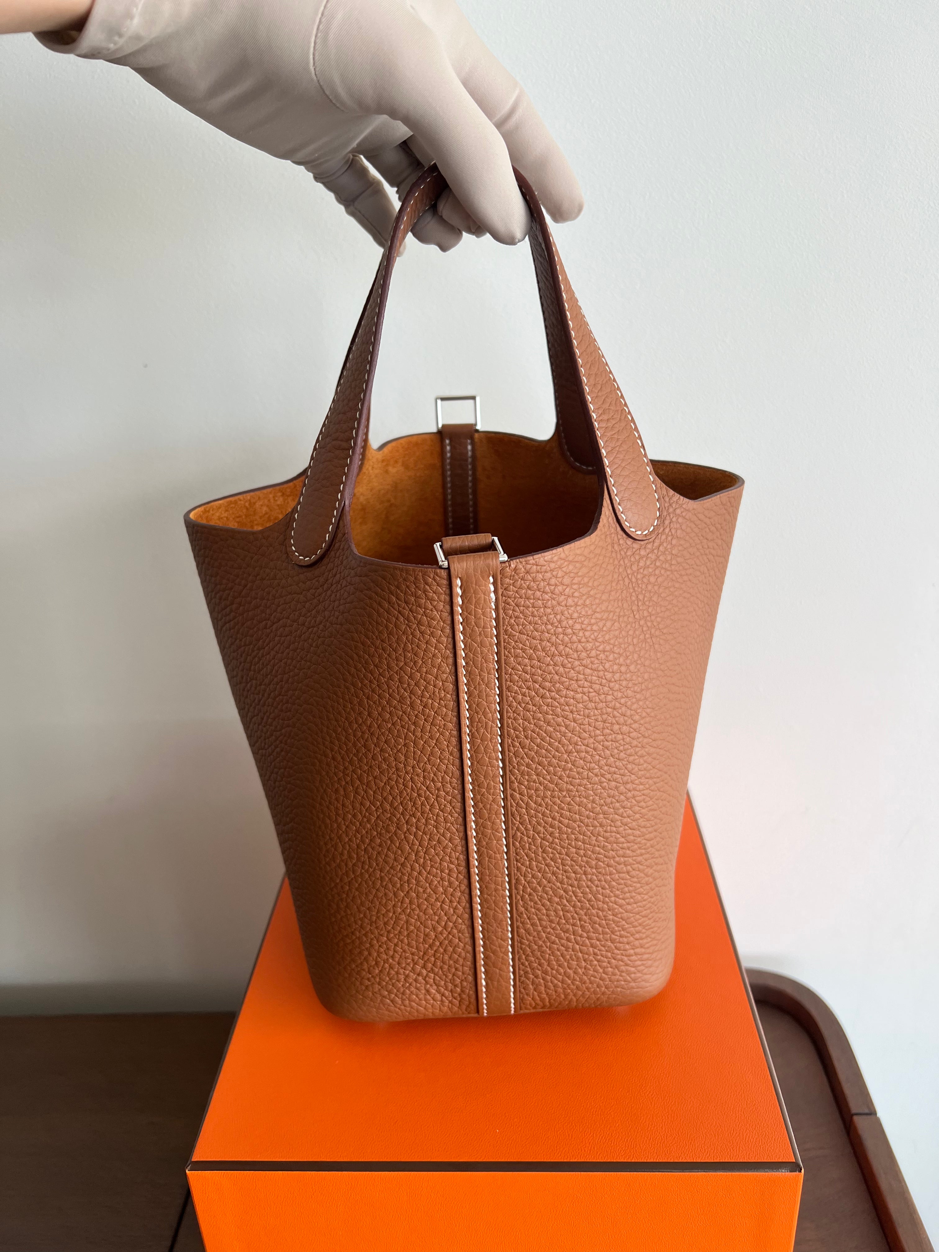 Hermès Picotin 18cm Gold Clemence PHW、mySite、garminoutage.com