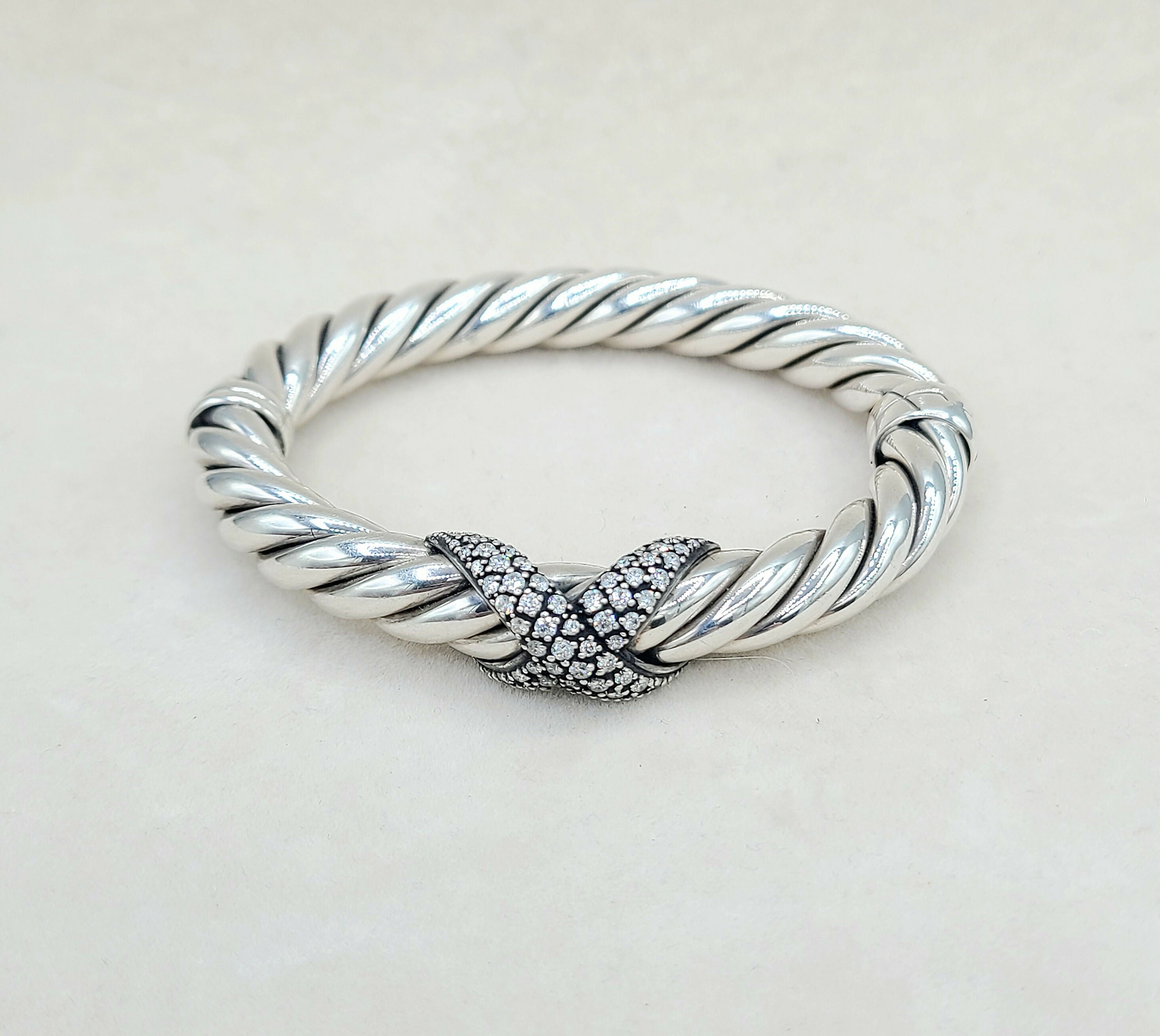 David Yurman Starlight Cable Bracelet Diamond X Vintage、mySite、hinf8tx79