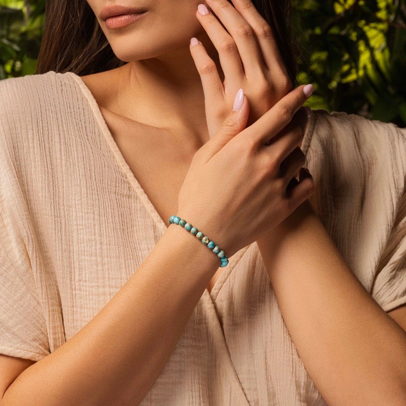 Divine Healing Turquoise Evil Eye Bracelet、mySite、topwebapps