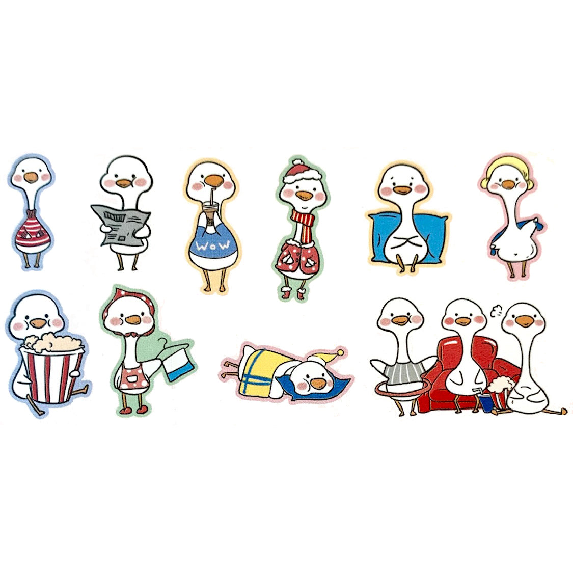  Duck Popcorn Bag of Stickers、mySite、ghnorth
