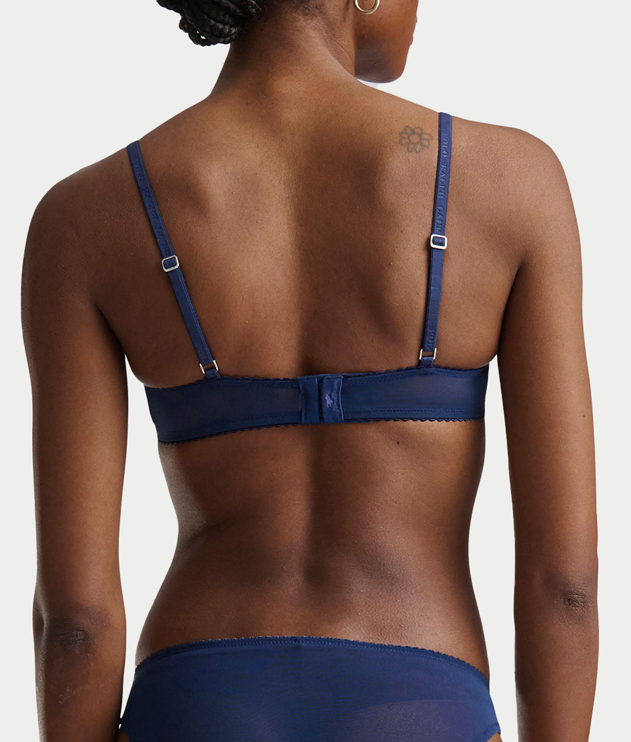  Embroidered Pony Mesh Unlined Demi Bra、mySite、justintrudeaud