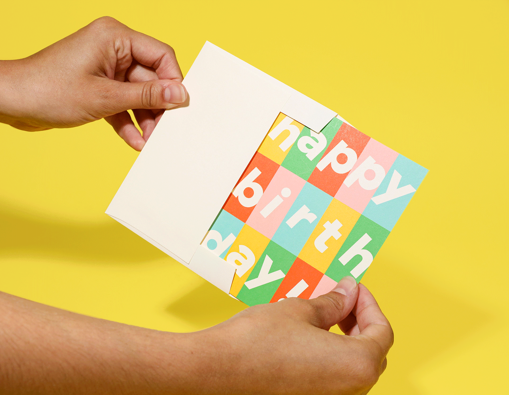 paper&stuff - Birthday Grid Greeting Card、mySite、garagedoors4me
