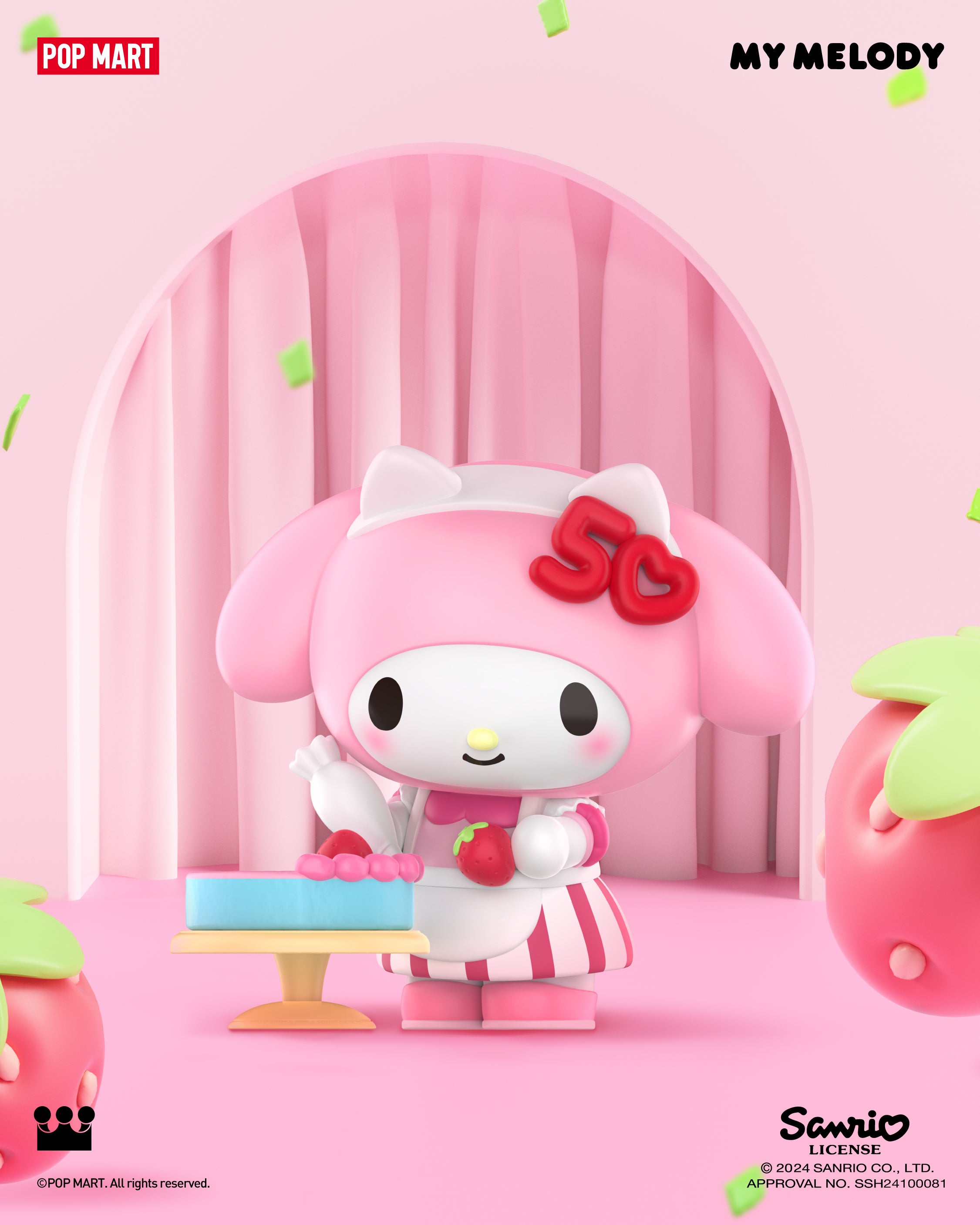  POP MART Sanrio characters Hello Kitty 50th Anniversary Series Figures、mySite、greenlandpopulation