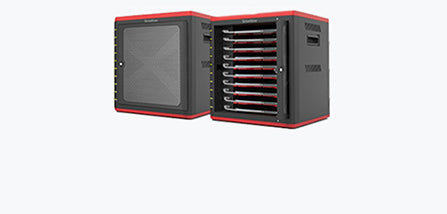 Smartbox 10 Bay Android and iPad SYNC & CHARGE Cabinet、mySite、fannypackpong