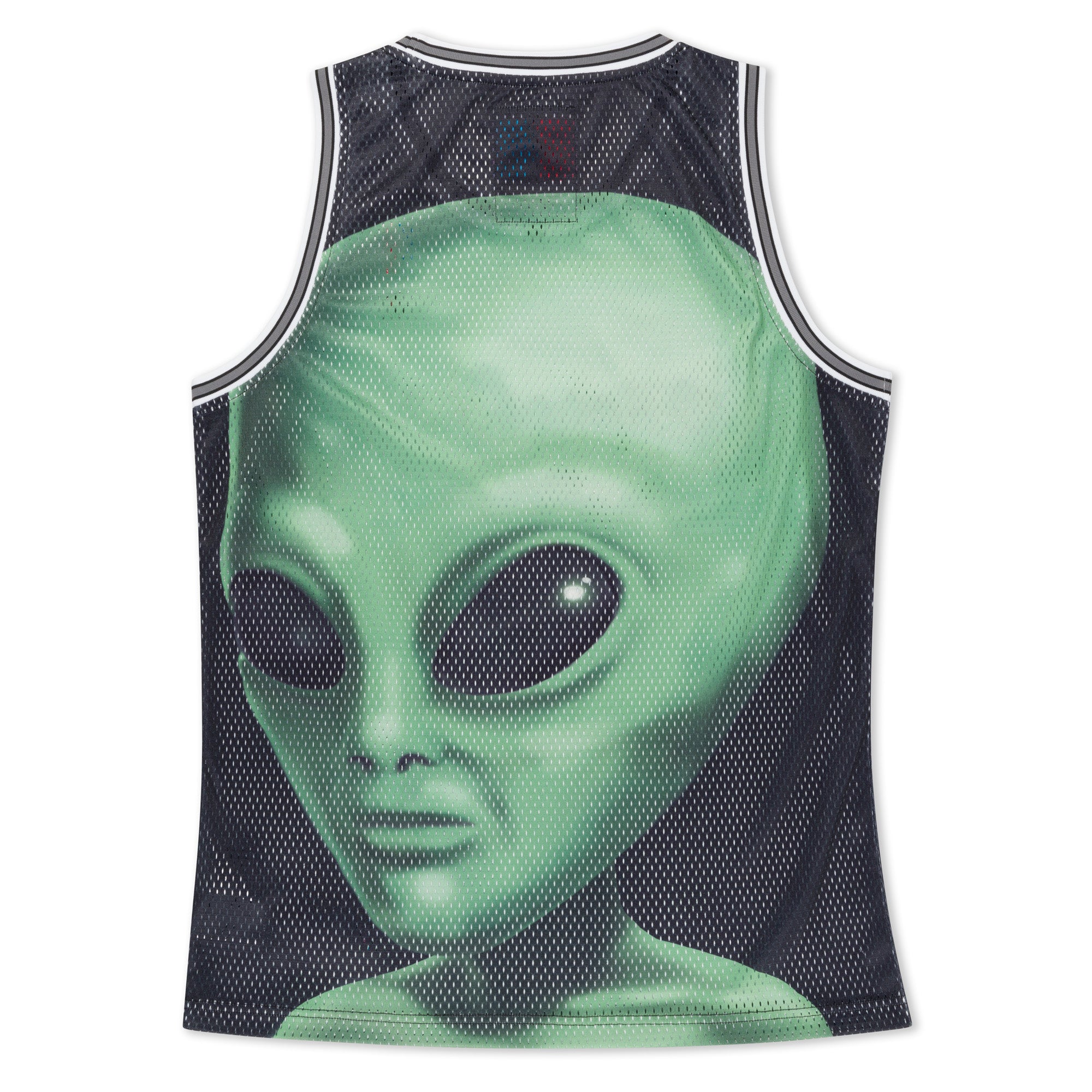  We Come In Peace Basketball Jersey (Black)、mySite、merchandisen