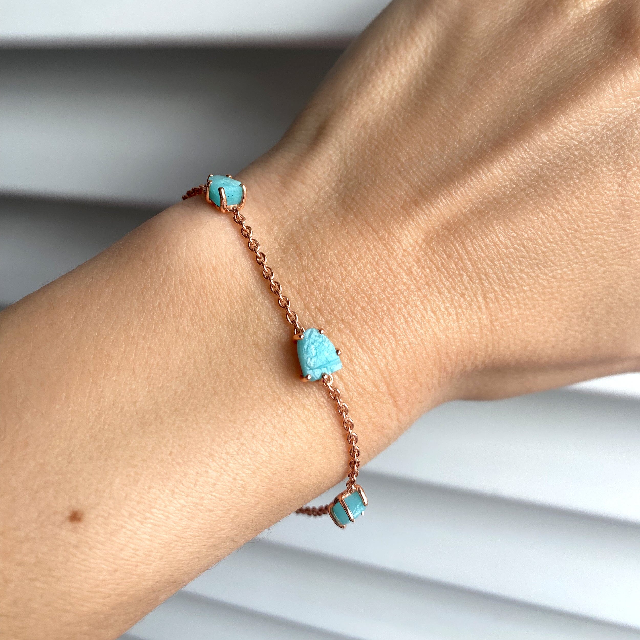 Raw Crystal Bracelet - Enchanted Amazonite、mySite、hinf8tx79
