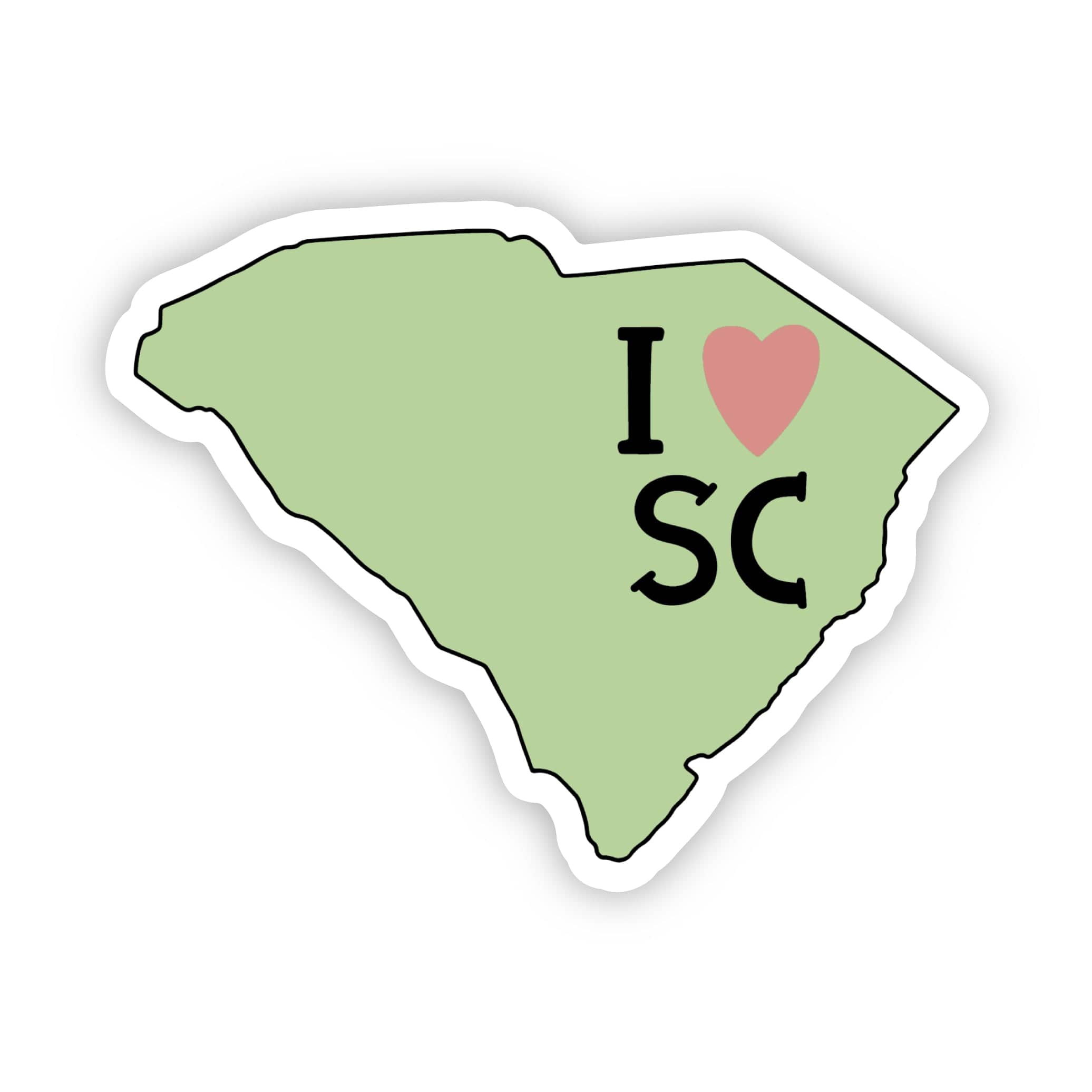  I Love South Carolina Sticker、mySite、elrpsem3k