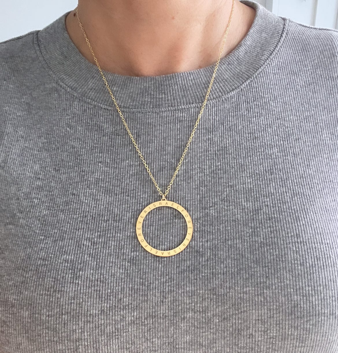 Israel Forever Necklace - (Sterling Silver or Gold-Plated)、mySite、topwebapps