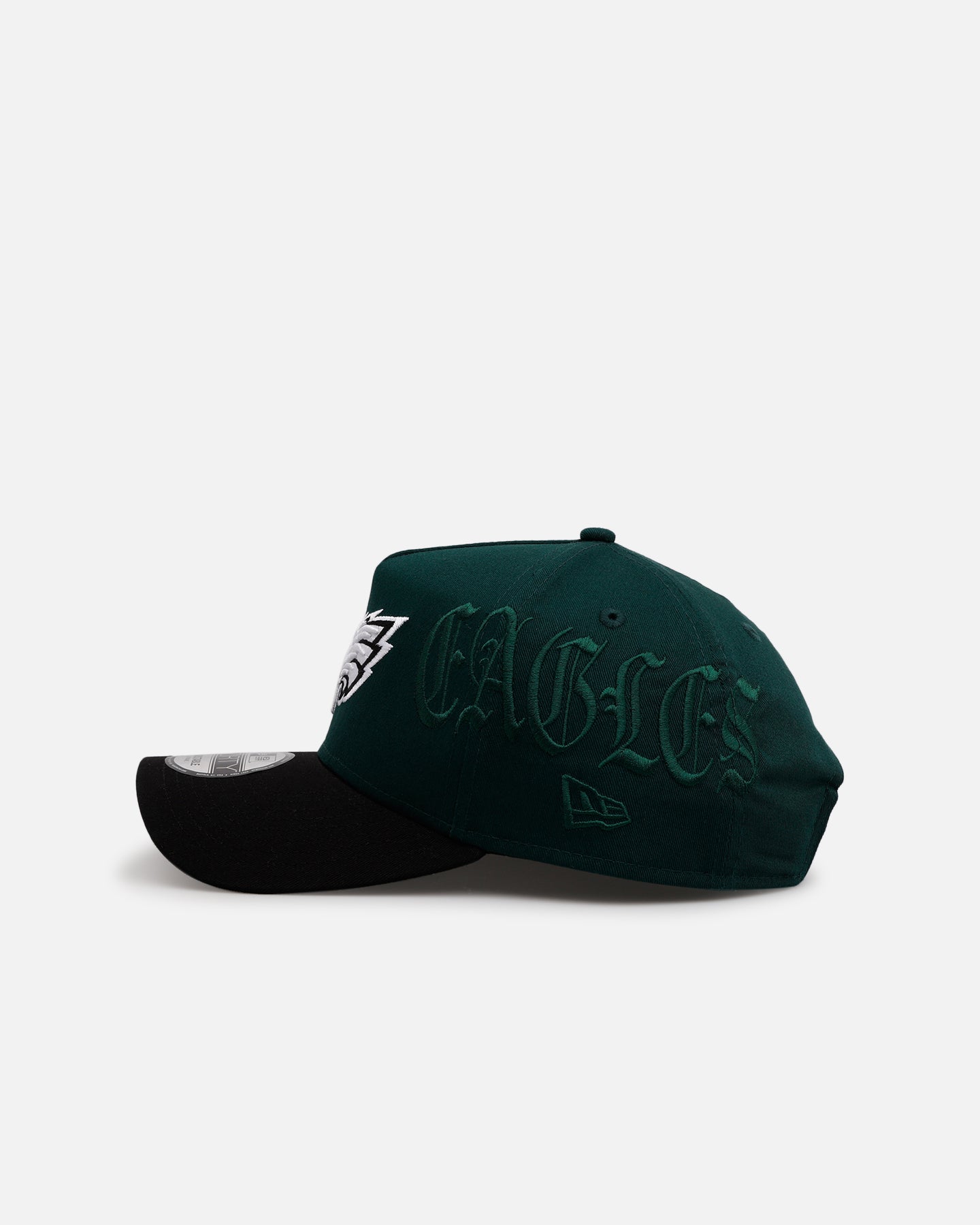 New Era Philadelphia Eagles 'Gothic Script Two Tone' 9FORTY A-Frame Snapback Dark Green/Black、mySite、zt4zffjzw