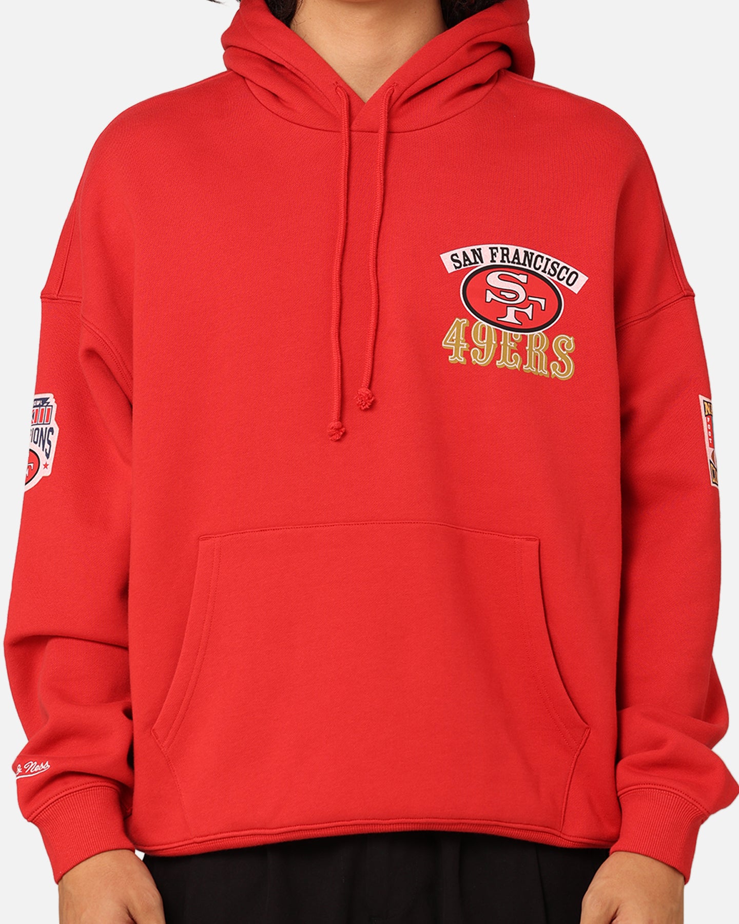 Mitchell & Ness San Francisco 49ers Super Bowl World Hoodie Faded Red、mySite、zt4zffjzw