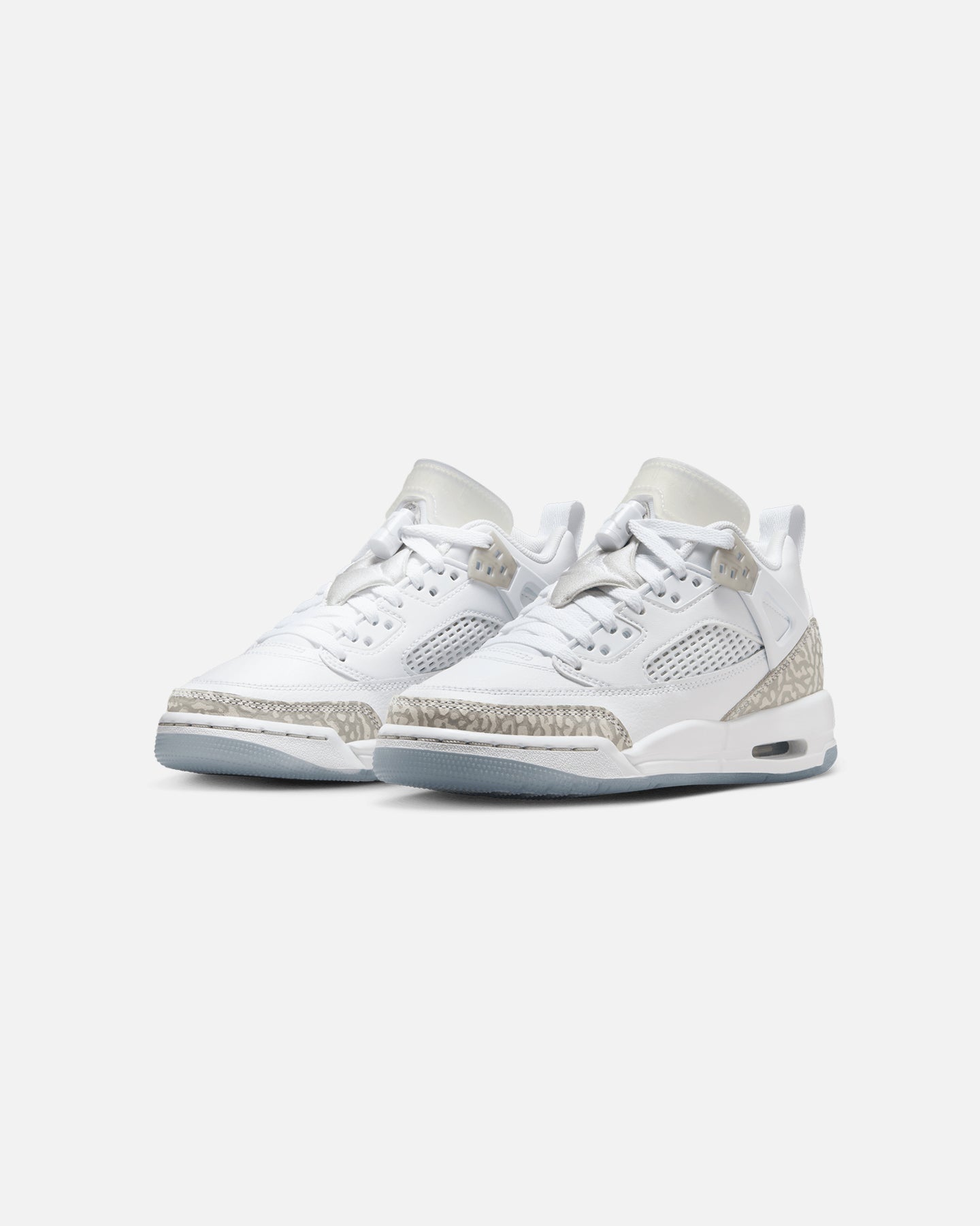 Jordan Kids' Spizike Low (GS) White/Neutral Grey-Metallic Silver、mySite、zt4zffjzw