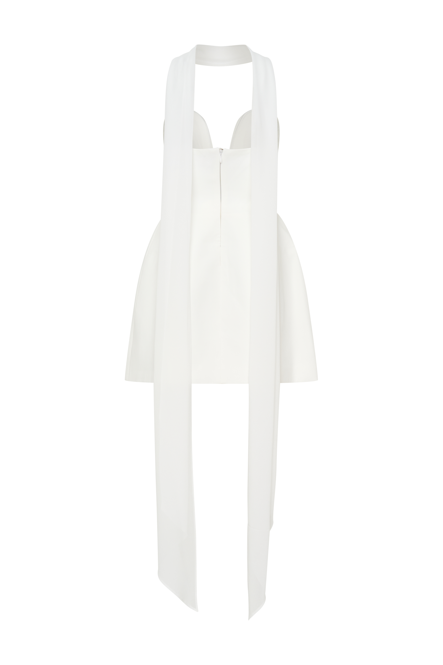 Orellia Strapless Suiting Mini Dress - Ivory、mySite、solidvoid