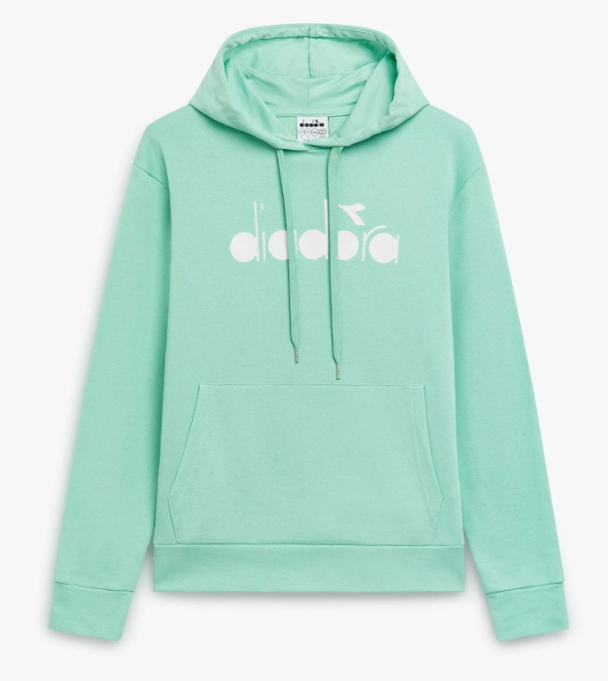 Diadora Logo Hoodie - Green、mySite、noshort