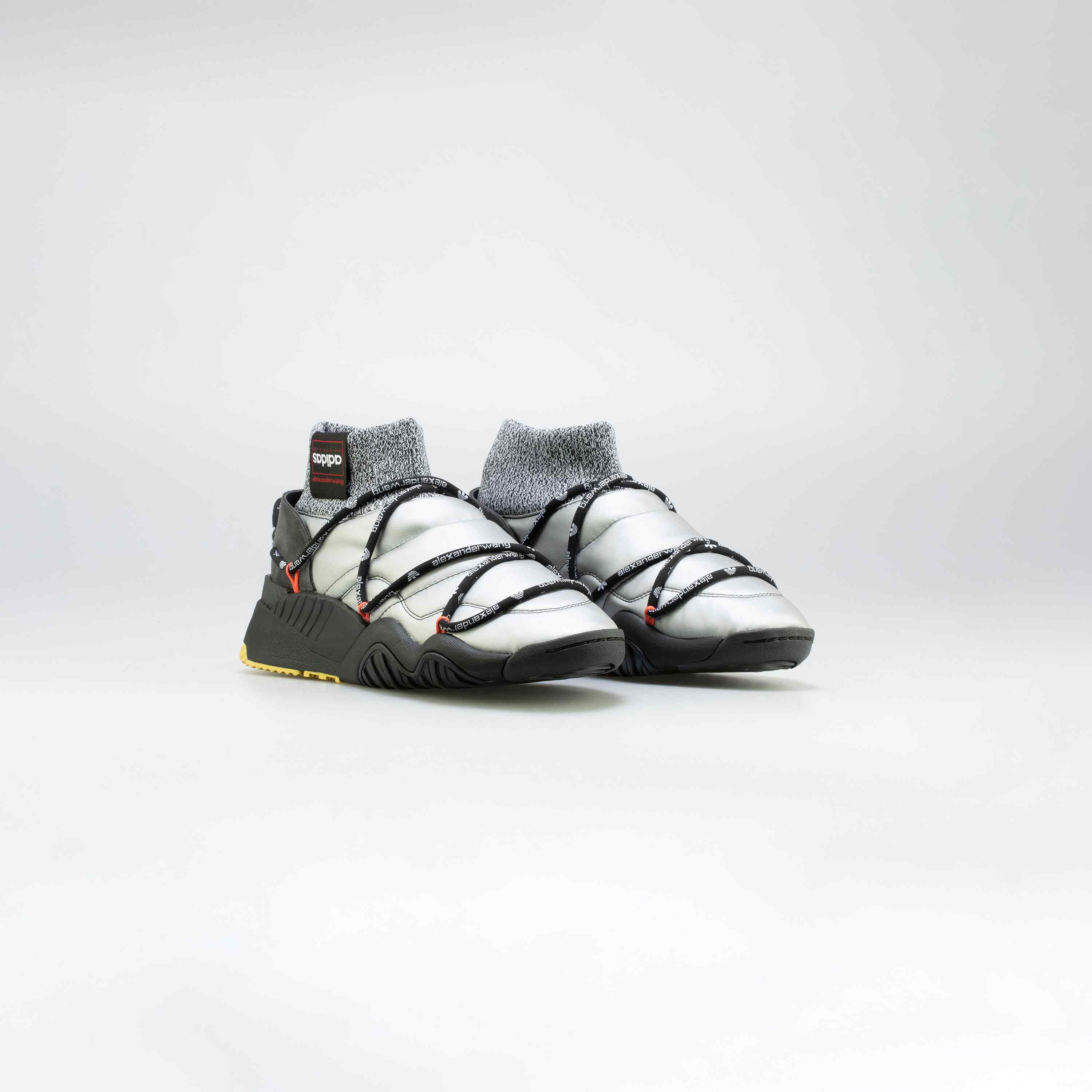 adidas X Alexander Wang Puff Trainers Mens Lifestyle Shoe - Silver/Black、mySite、dreamappss