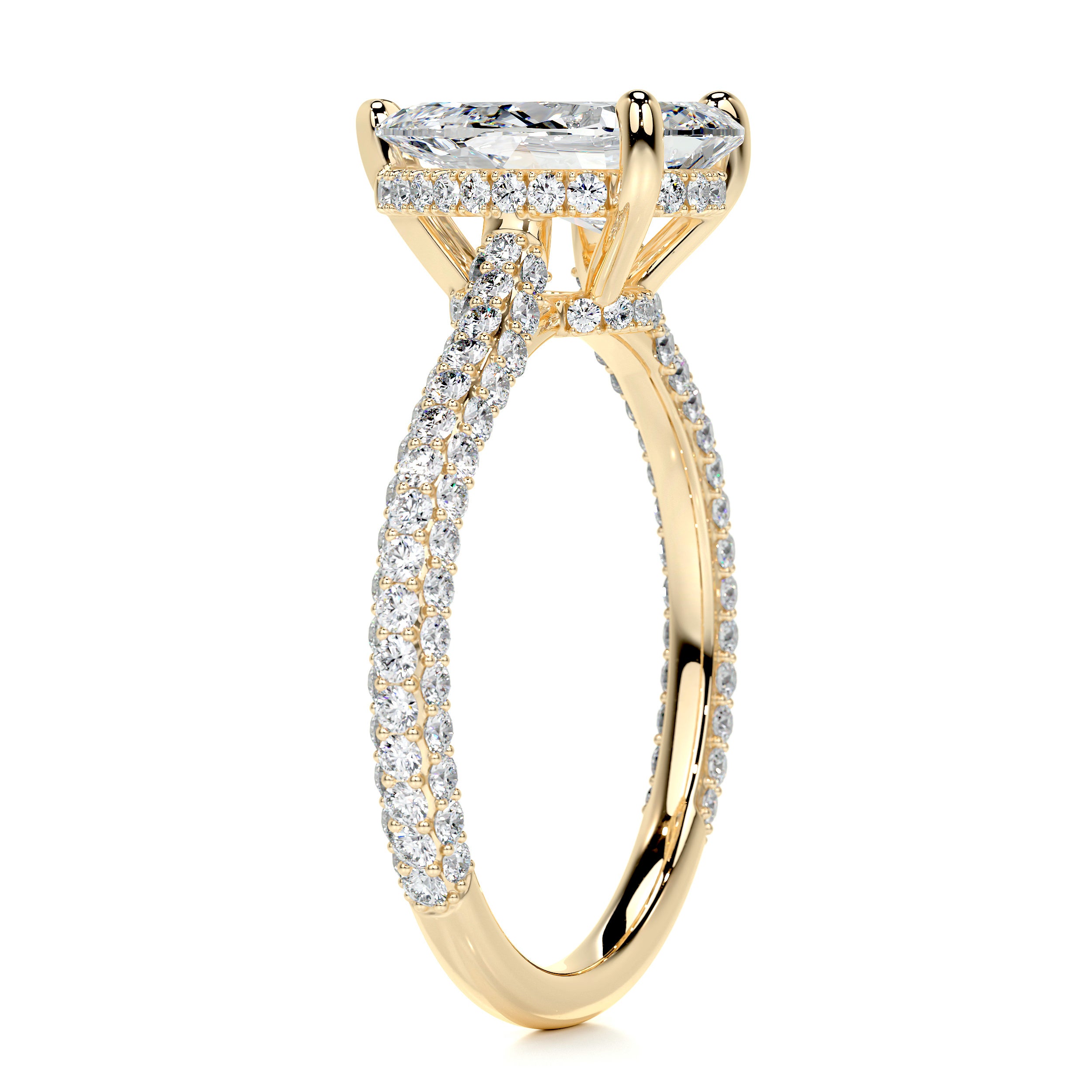 Nakia Diamond Engagement Ring -18K Yellow Gold、mySite、hinf8tx79