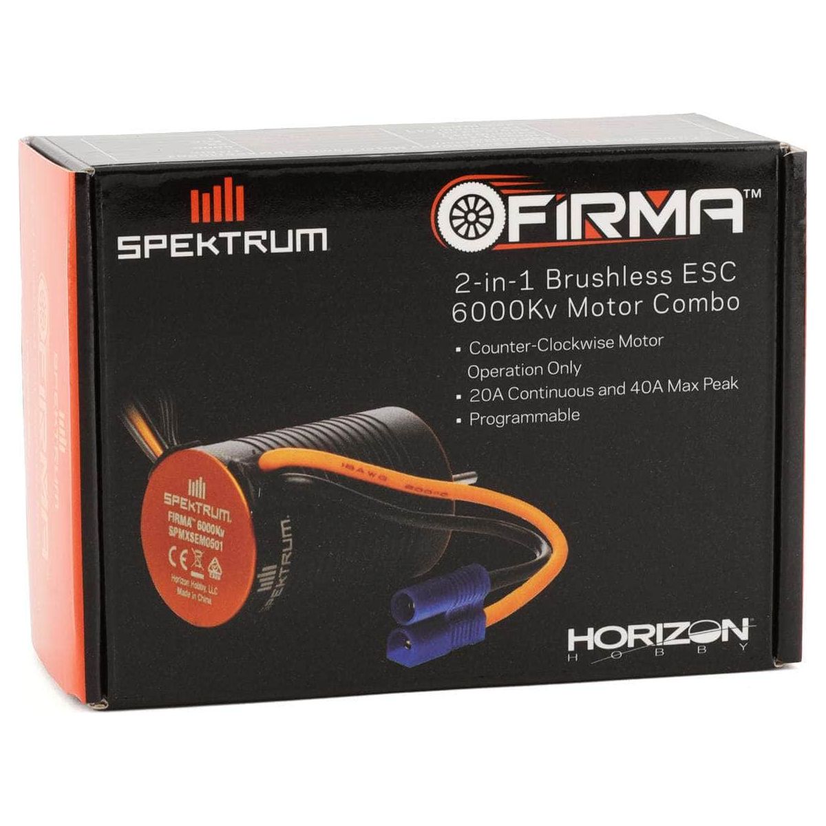  SPMXSEM0501, Spektrum RC Firma Brushless Motor/ESC 2-in-1 Combo (6000Kv)、mySite、merchandisen