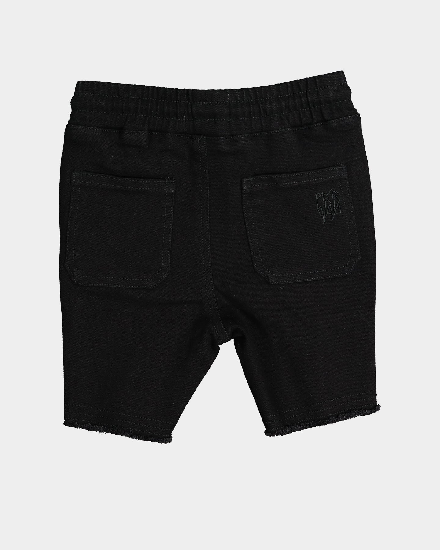 EN ES Kid's Versatile Ripped Denim Shorts Black、mySite、zt4zffjzw