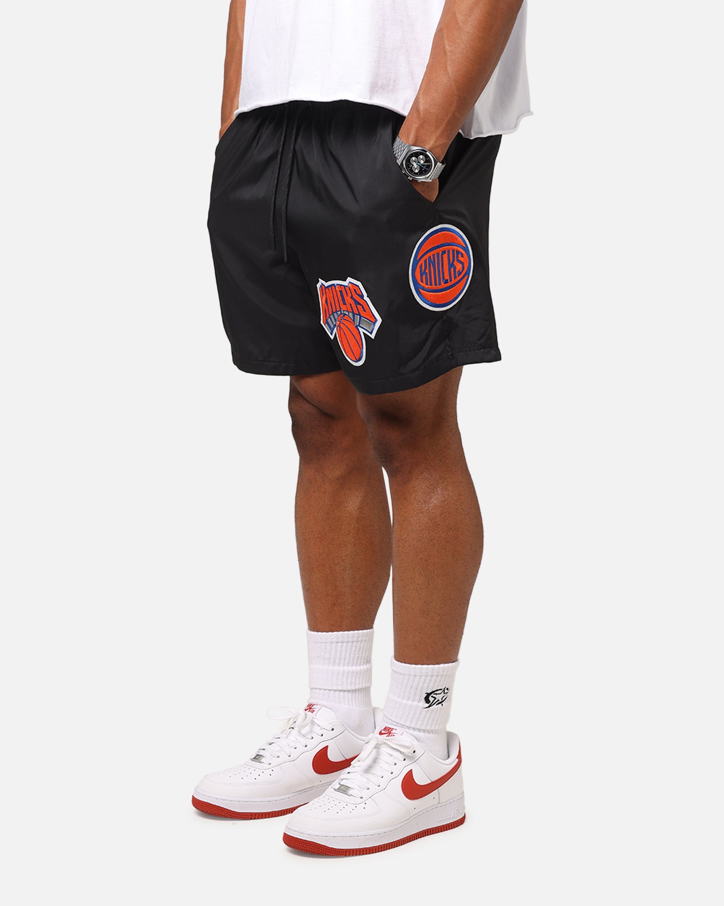 Pro Standard New York Knicks Classic Woven Shorts Black、mySite、zt4zffjzw