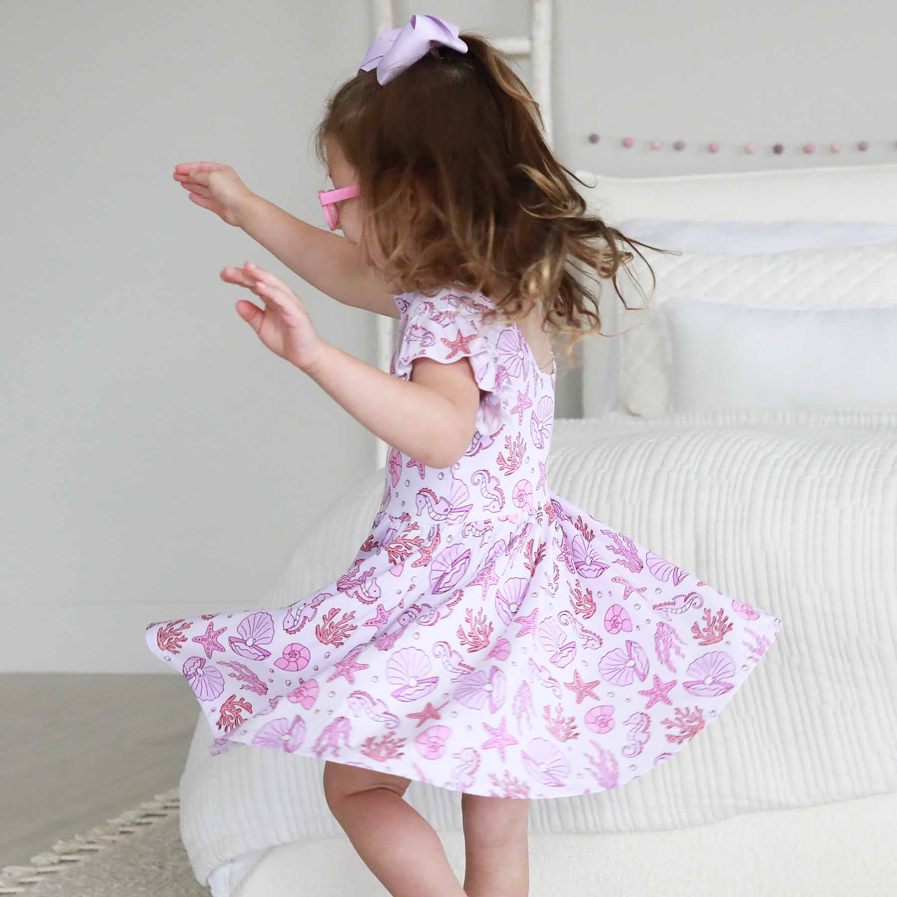  Ruffle Twirl Dress | Tiny Tides Pink、mySite、layawaytickets