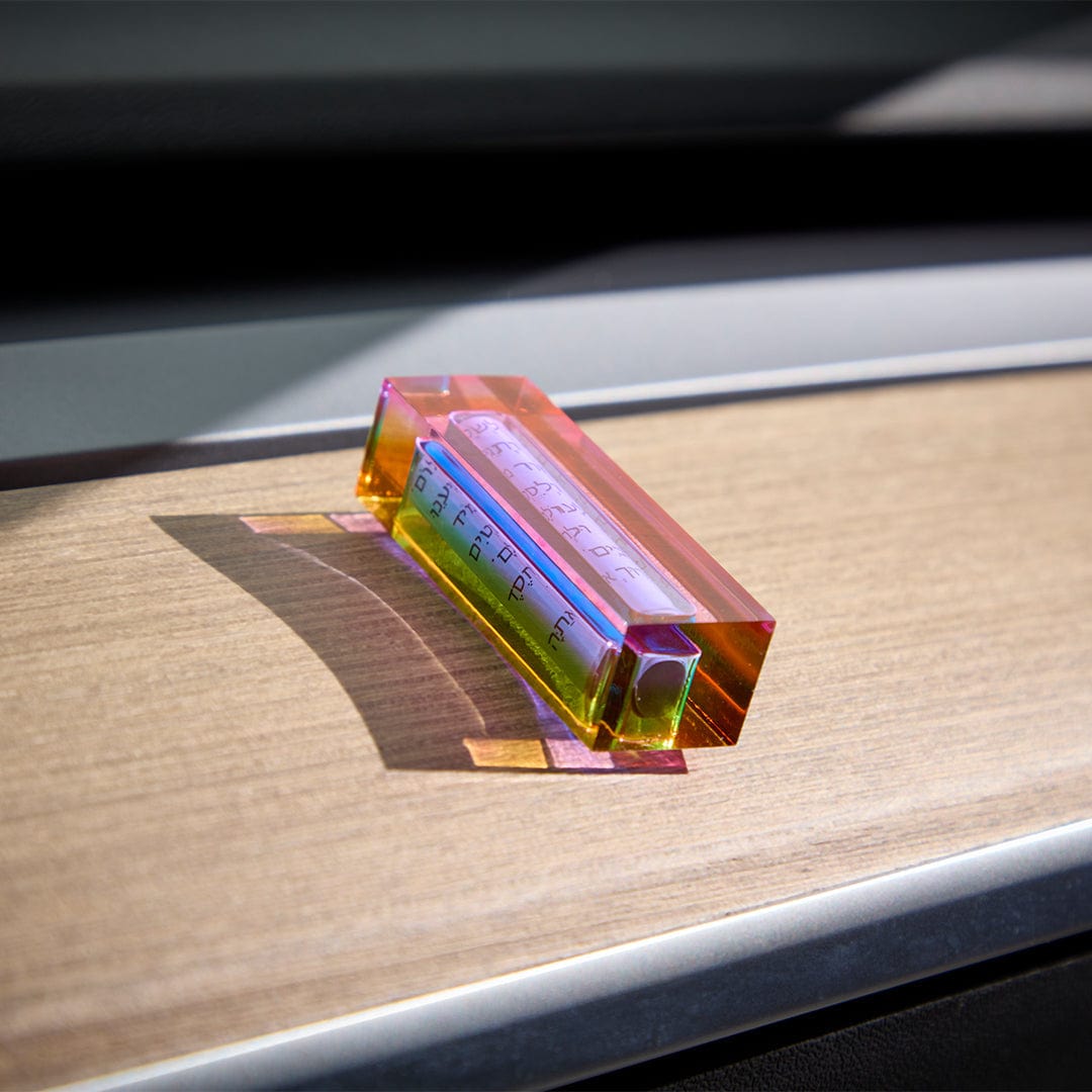 Acrylic Car Mezuzah with Traveler’s Prayer - Choice of Color、mySite、topwebapps