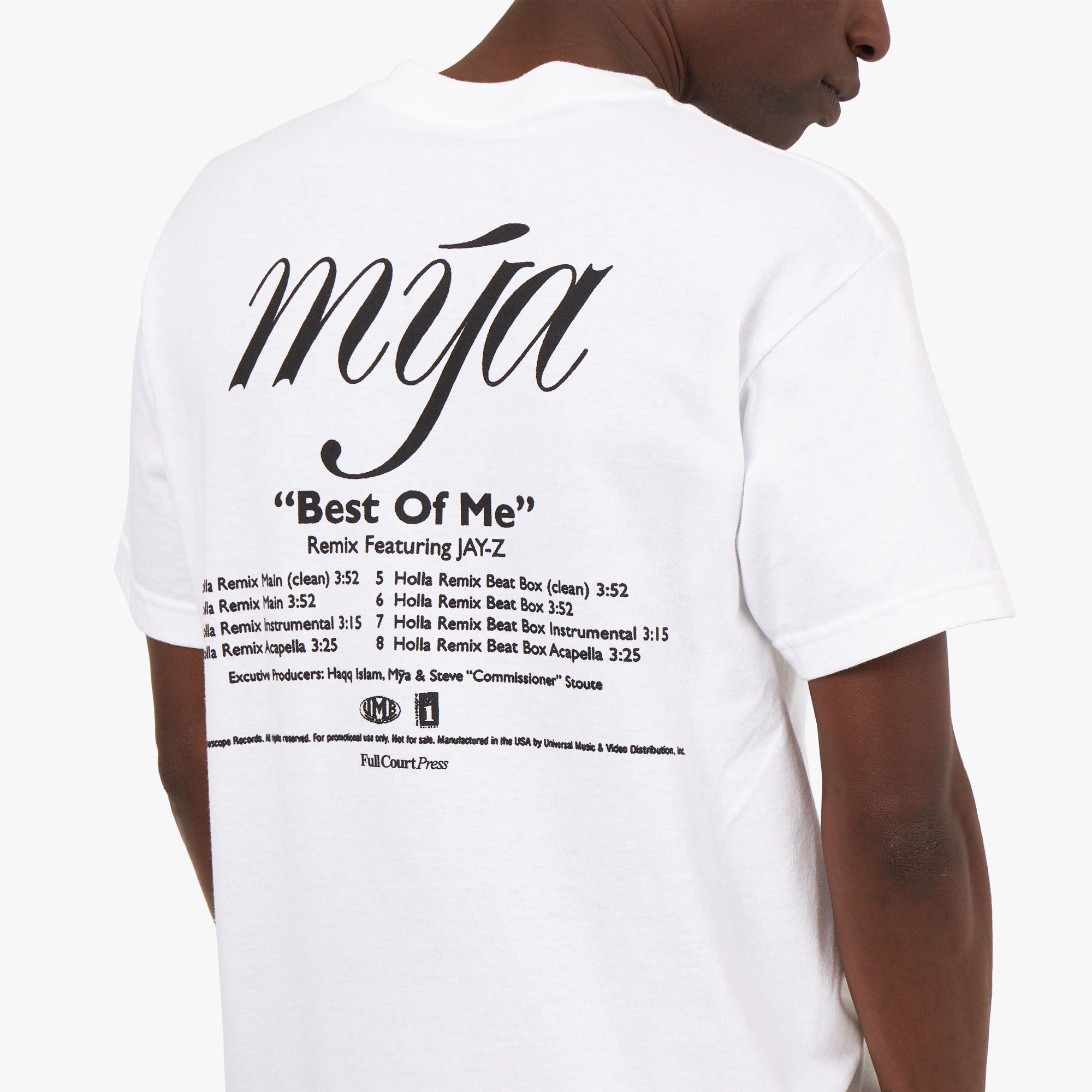  Full Court Press Mya T-shirt / White、mySite、merchandisen