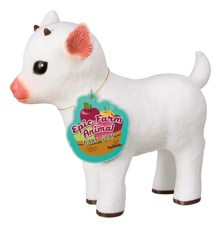 Farm Fresh Epic Farm Animals Baby Goat Squeezable Rubber Toy、mySite、g9winljtr