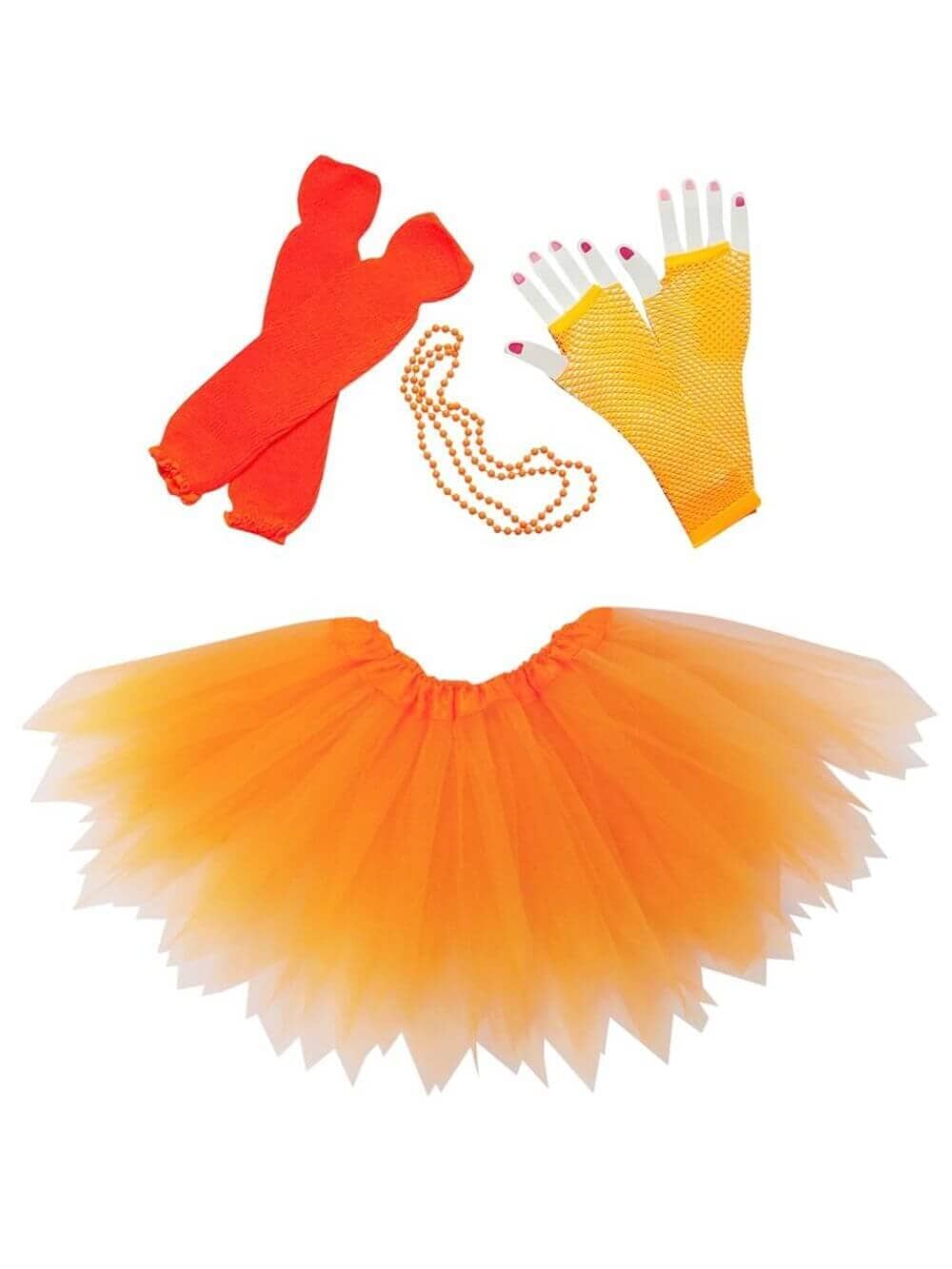 80s Tutu Costume Outfit for Kids, Adults, Plus Size - 4 Piece Dress Up Set、mySite、camillekostekn