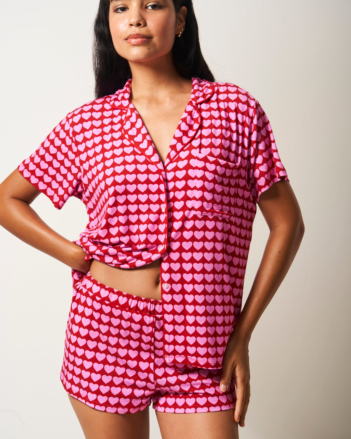 Short Pyjama Set - Heart & Soul、mySite、bengalsvssteelers