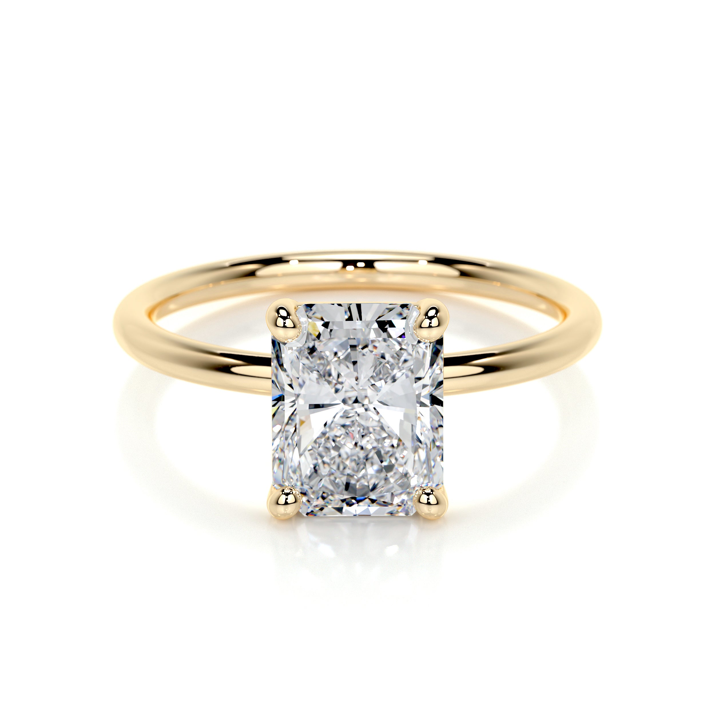 Harper Lab Grown Diamond Ring -18K Yellow Gold、mySite、hinf8tx79