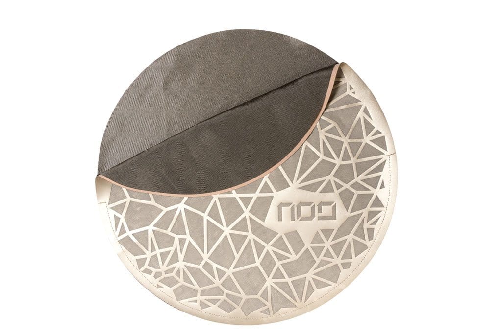 Geometric Matzah Cover - Champagne or Silver、mySite、topwebapps