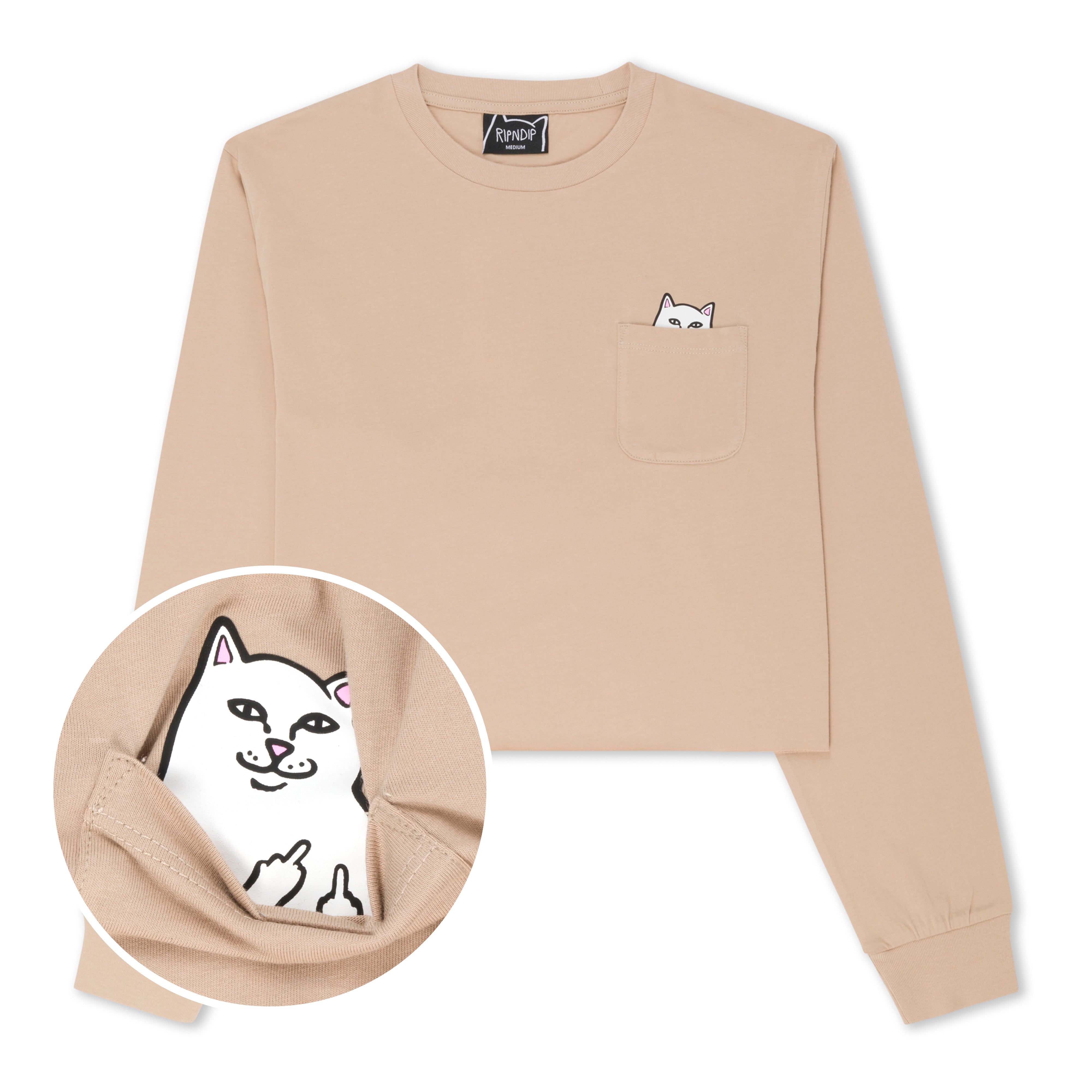  Lord Nermal Cropped Long Sleeve (Almond)、mySite、merchandisen