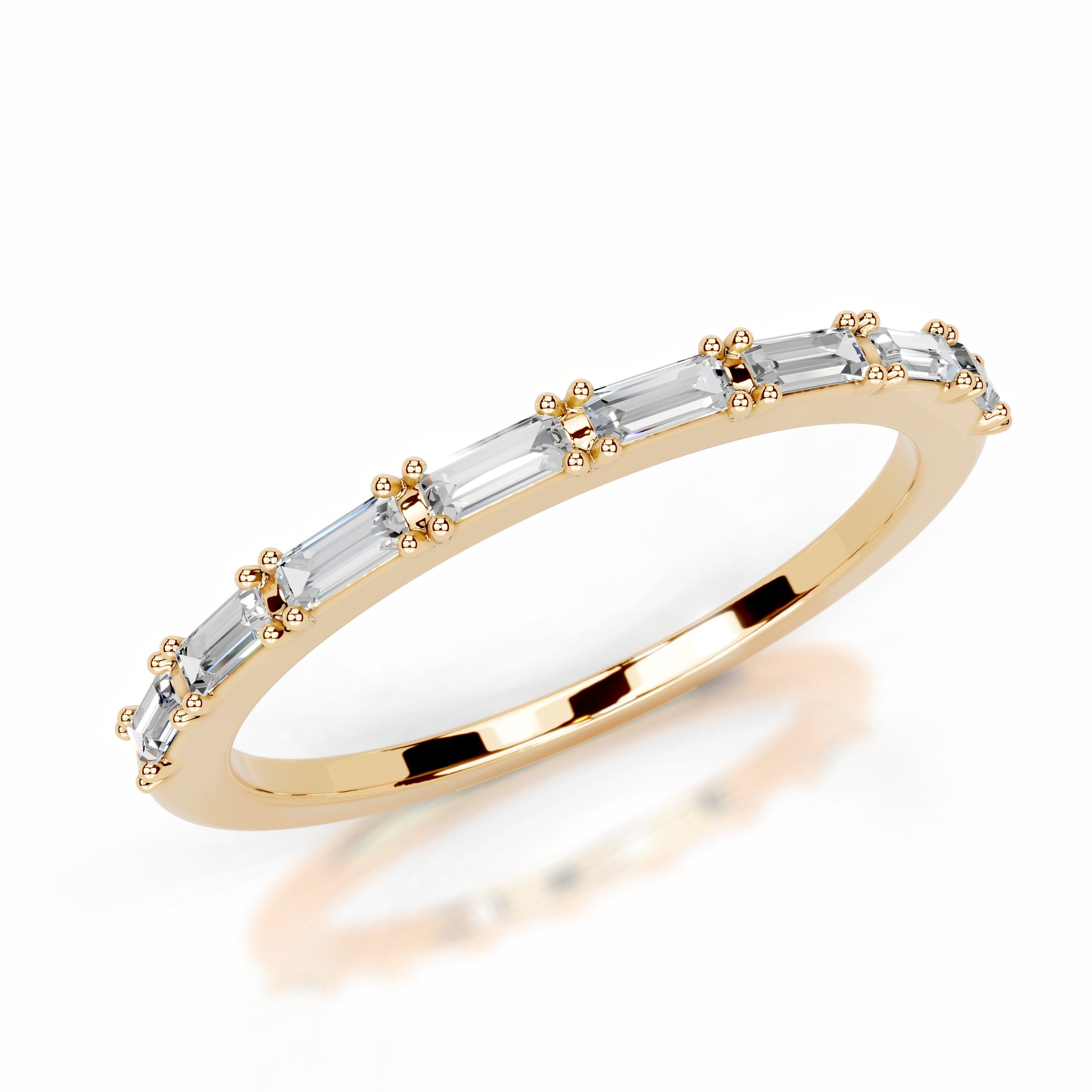 Irie Diamond Wedding band - 18K Yellow Gold、mySite、hinf8tx79