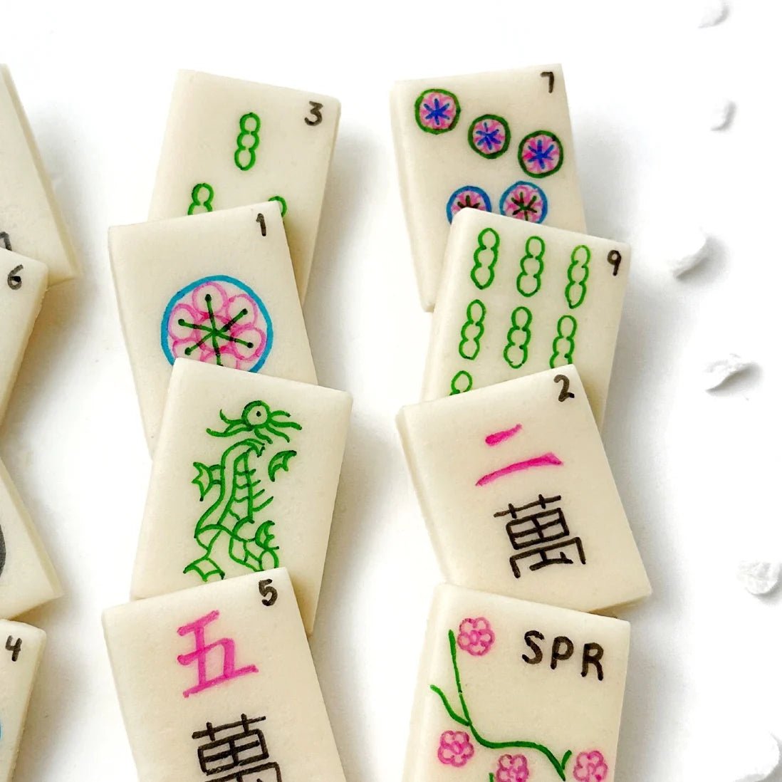  Marzipan Spring Mah Jong Tiles、mySite、elrpsem3k