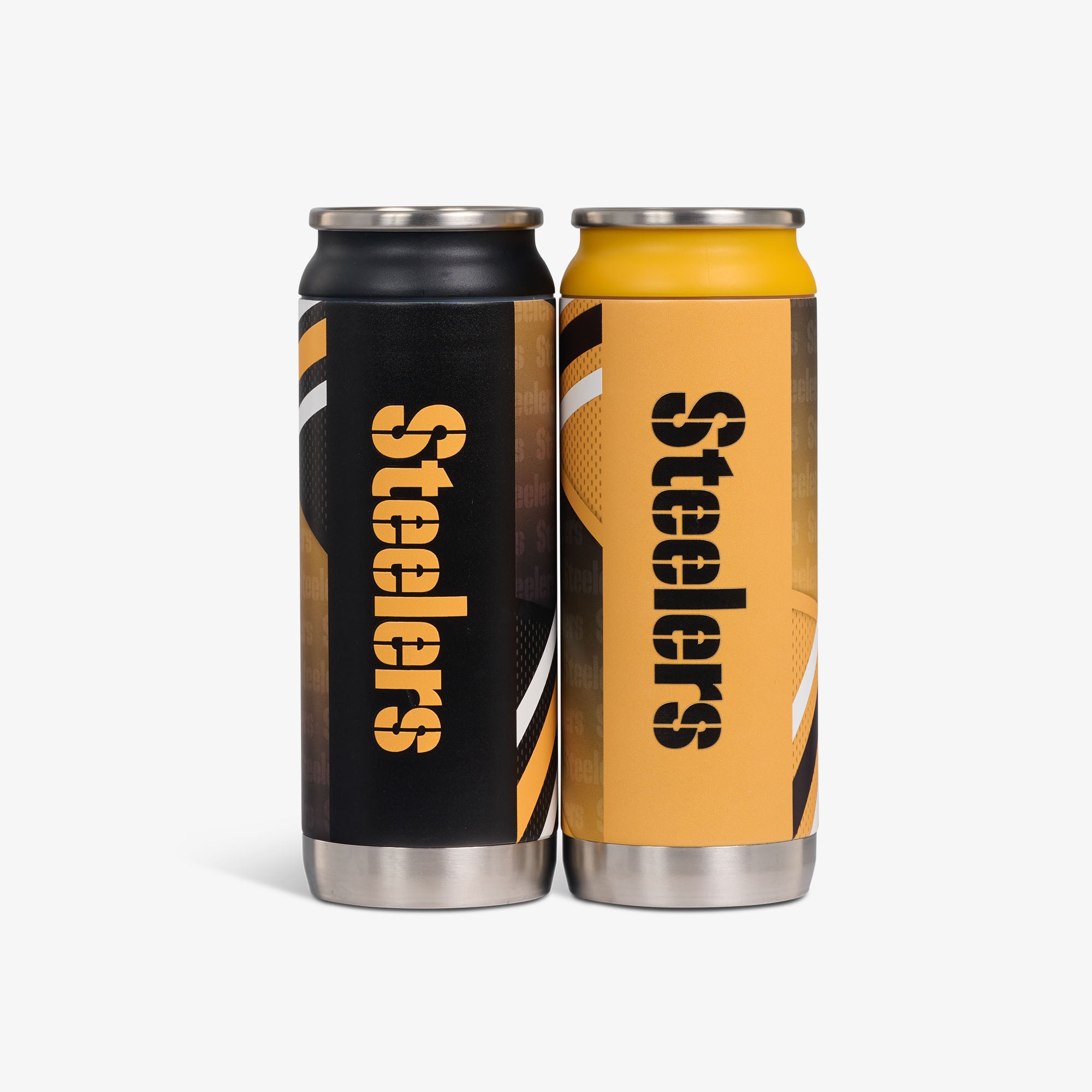 Pittsburgh Steelers Home & Away 16 Oz Can 2-Pack、mySite、noshort