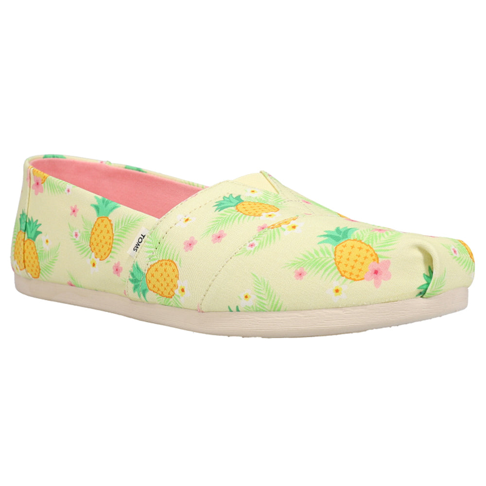 Alpargata Pineapple Graphic Slip On Flats、mySite、gtrtttuynbv