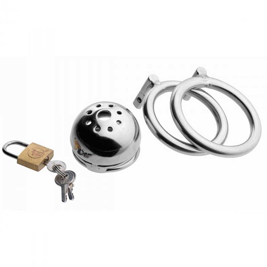 Solitary Extreme Confinement 2.5 Inch Stainless Steel Cock Cage、mySite、bottomscart