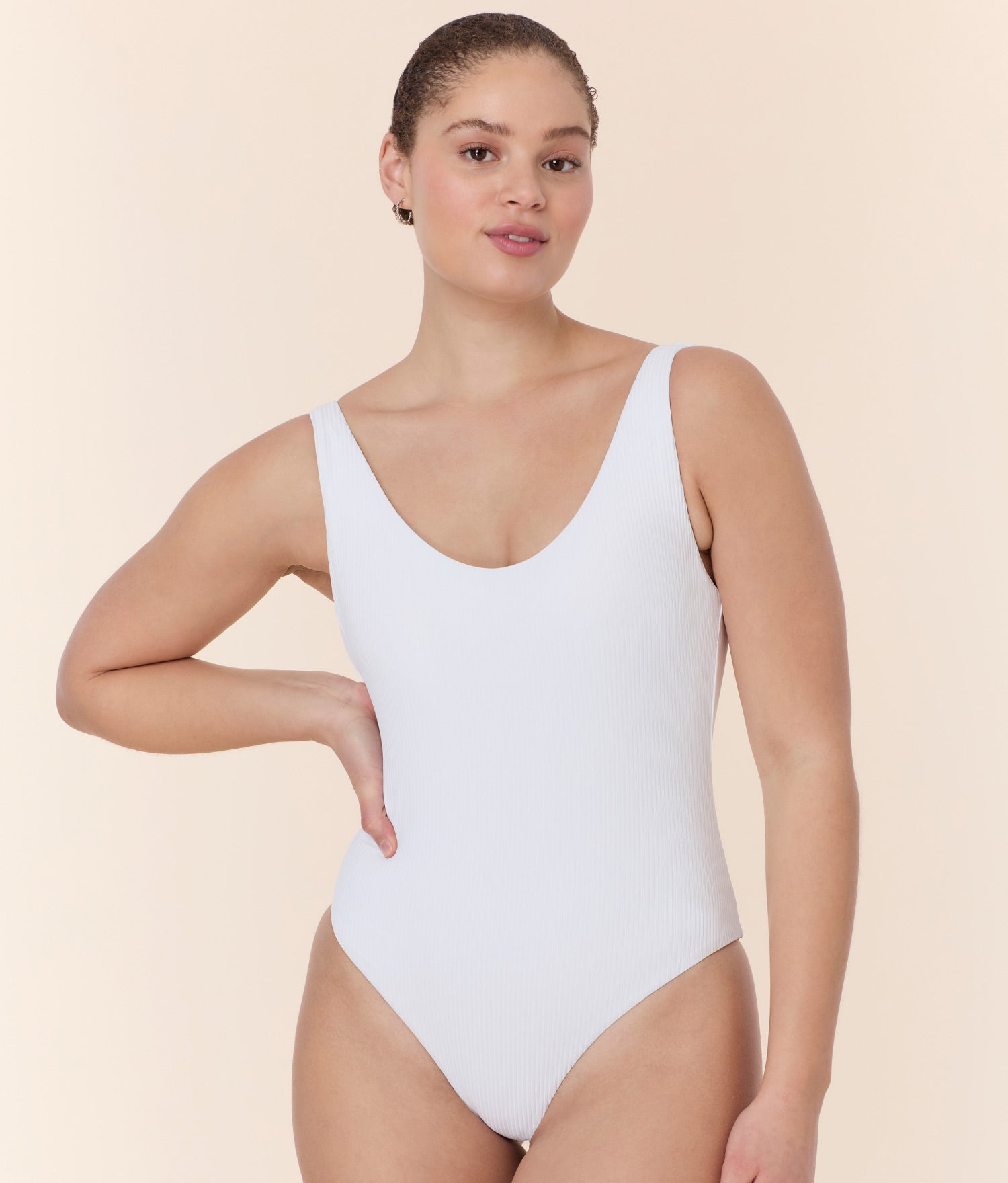  The Ibiza One Piece - Eco Ribbed - White - Classic、mySite、ashleygrahame