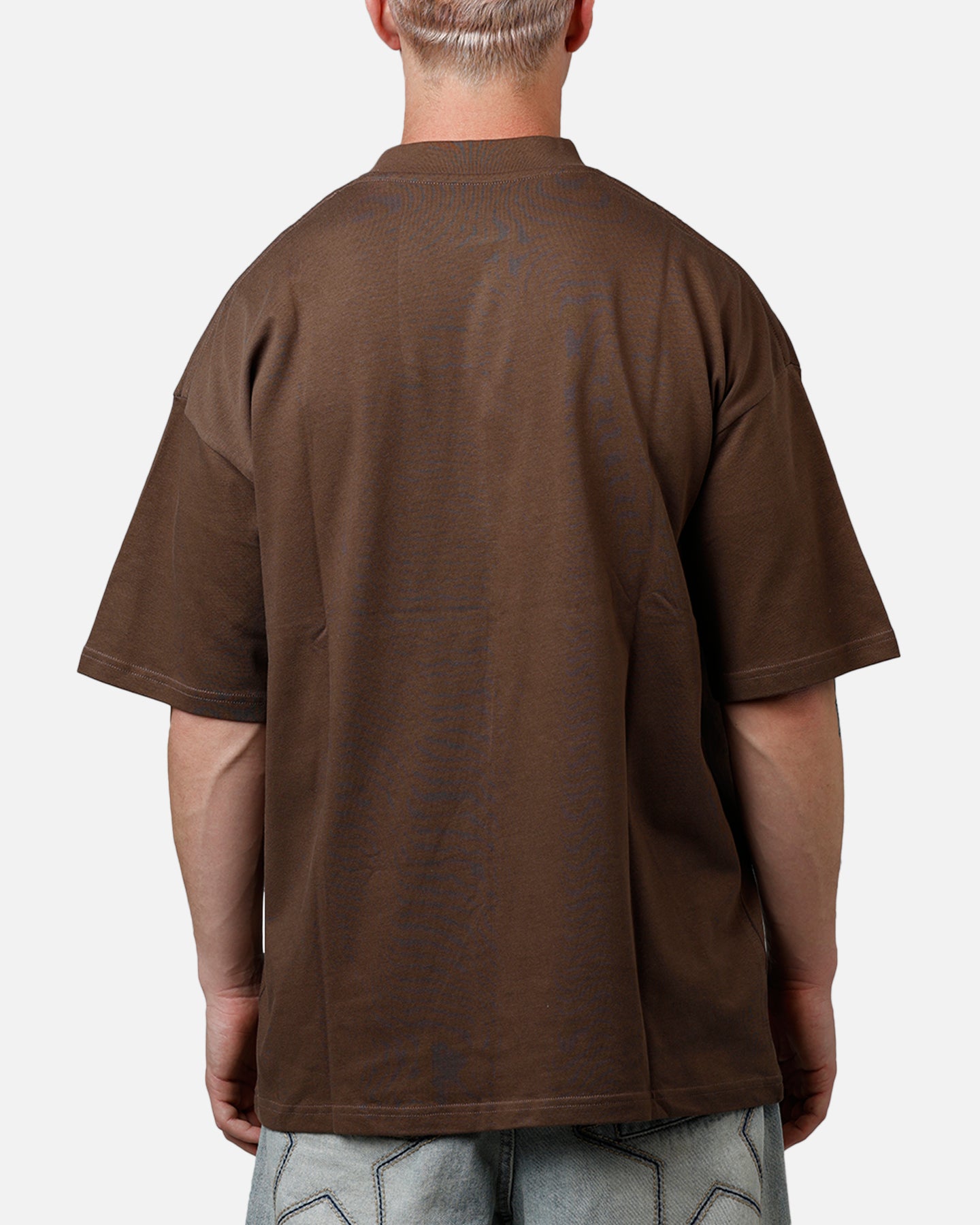 Culture Kings Everyday Mock Neck T-Shirt Brown、mySite、zt4zffjzw