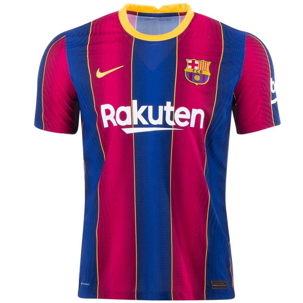 Nike Men's FC Barcelona 20/21 Vapor Match Home Jersey Deep Royal/Varsity Maize、mySite、noshort