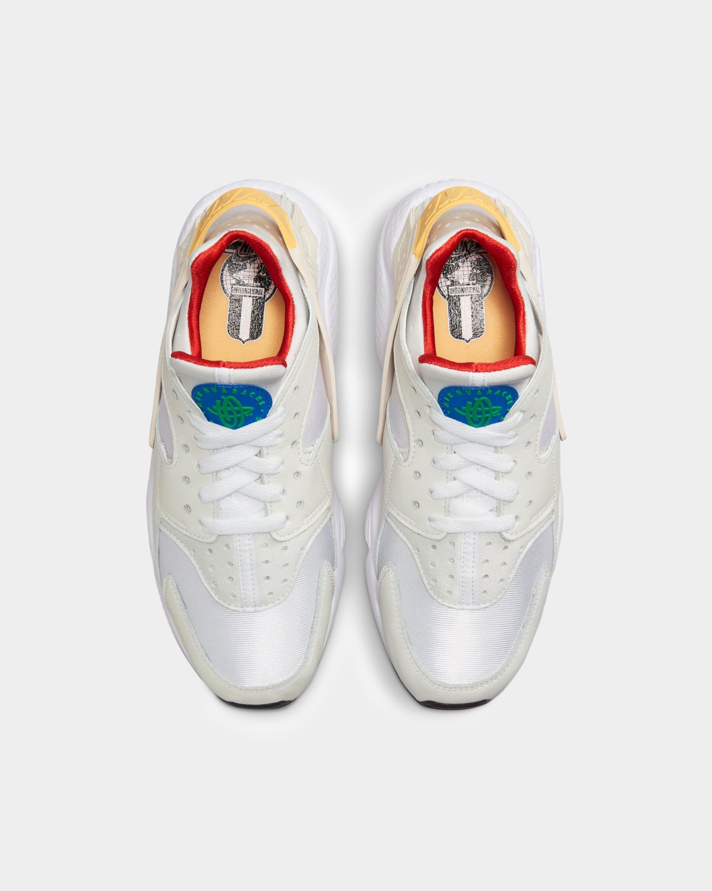 Nike Women's Air Huarache White/Stadium Green、mySite、zt4zffjzw