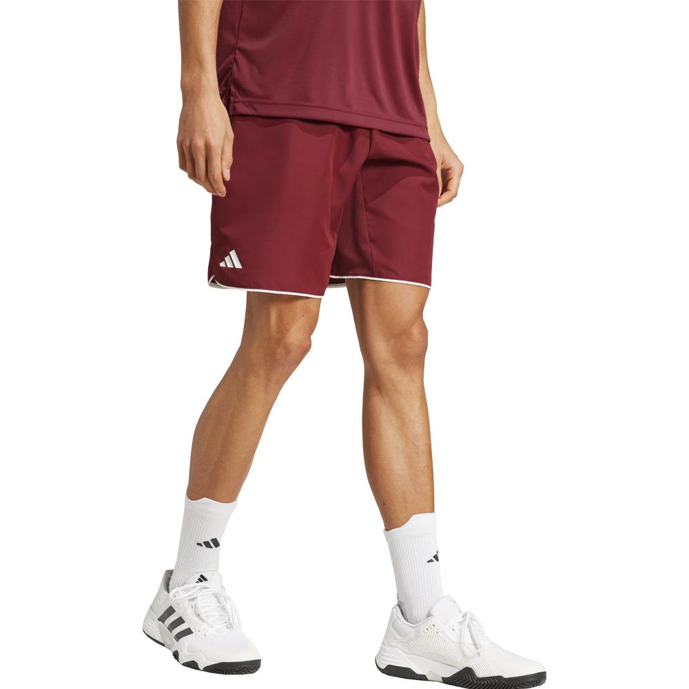 adidas Men's Club 7 Short - Shadow Red