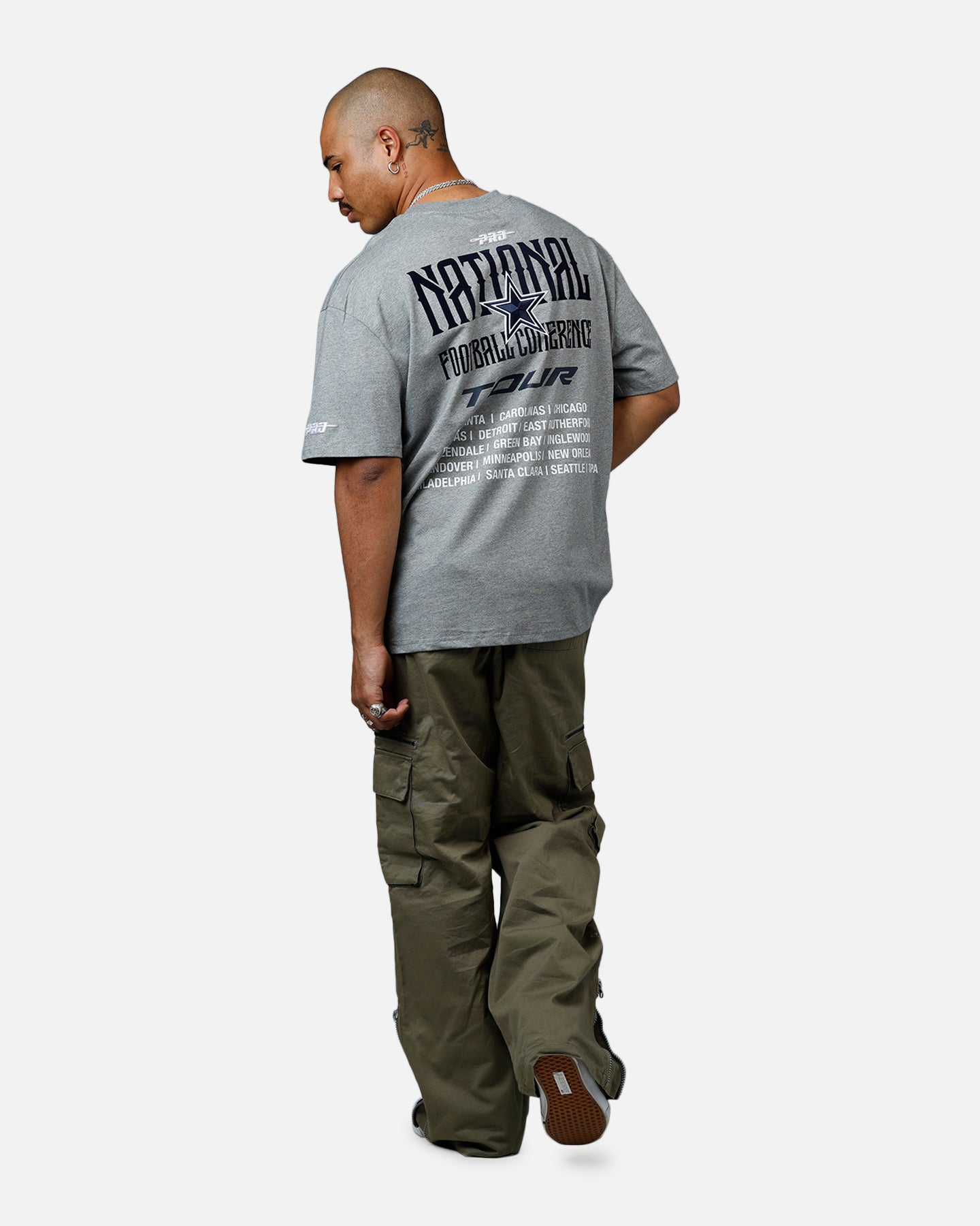 Pro Standard Dallas Cowboys City Tour 2.0 T-Shirt Grey、mySite、zt4zffjzw