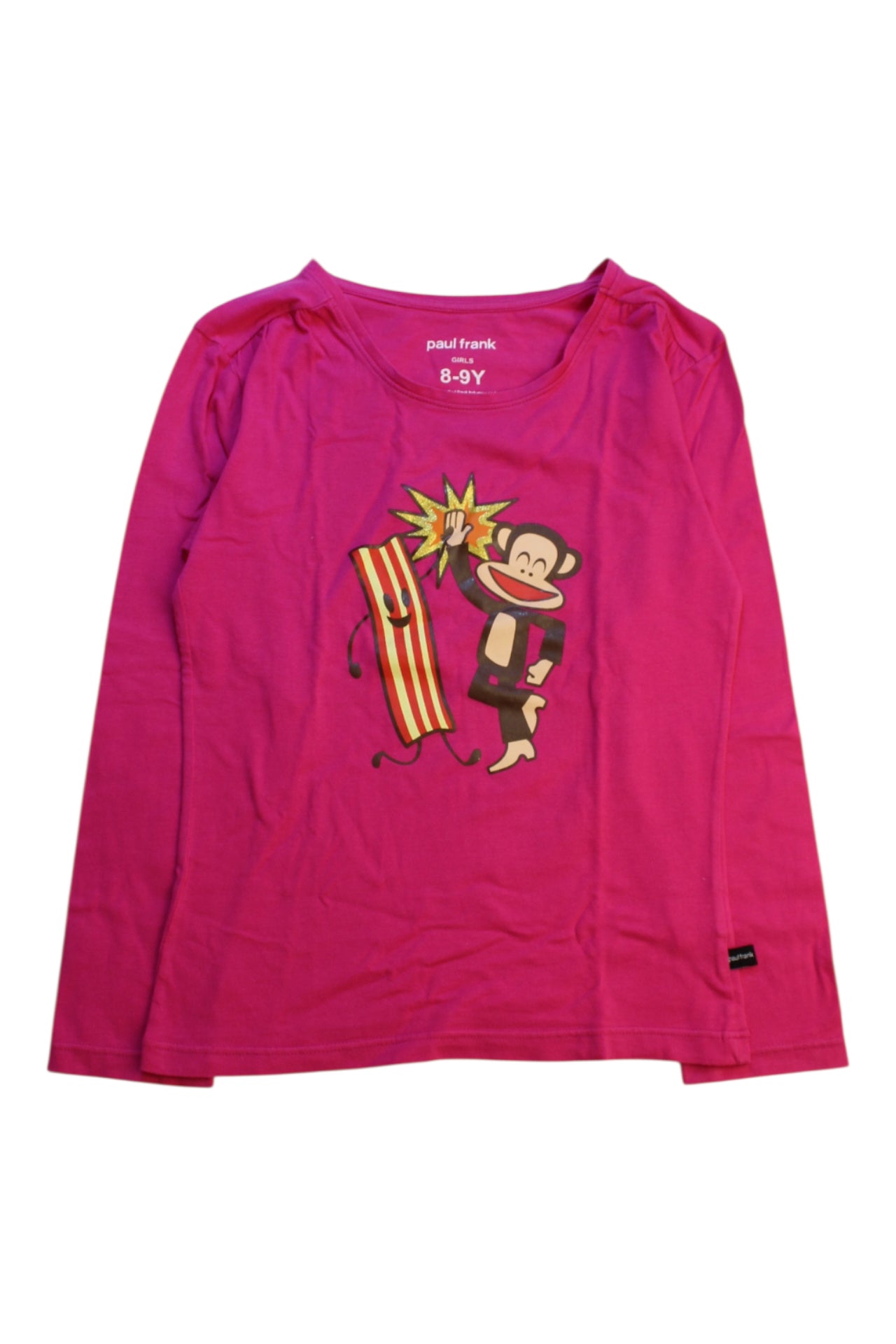 Paul Frank Graphic Long Sleeve T-Shirt 8-9Y、mySite、g9winljtr
