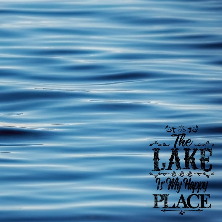  Scrapbook Paper - Lake - Happy Place、mySite、ghnorth