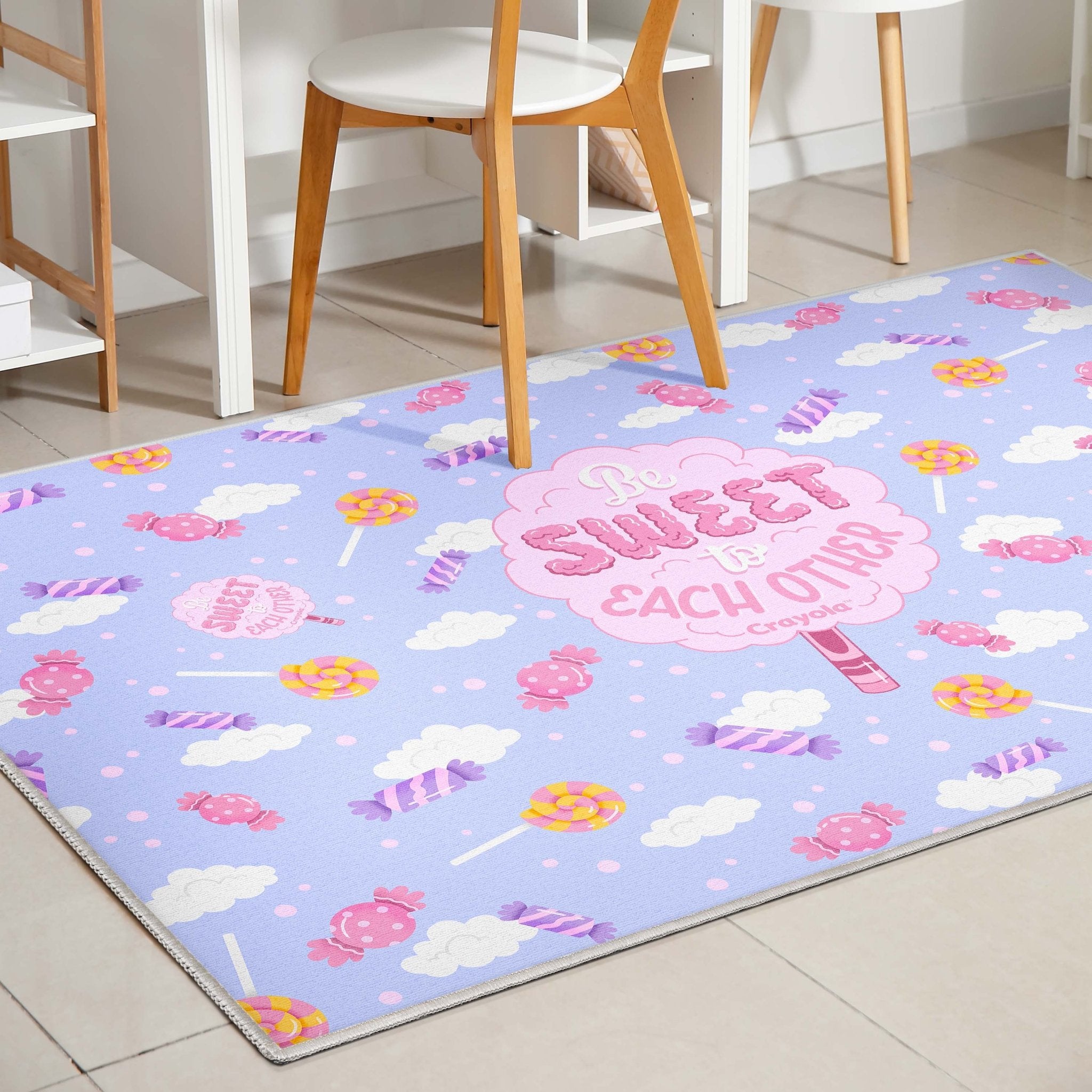 Crayola Be Sweet Lilac Area Rug By Well Woven、mySite、gigharbornorthrealestate