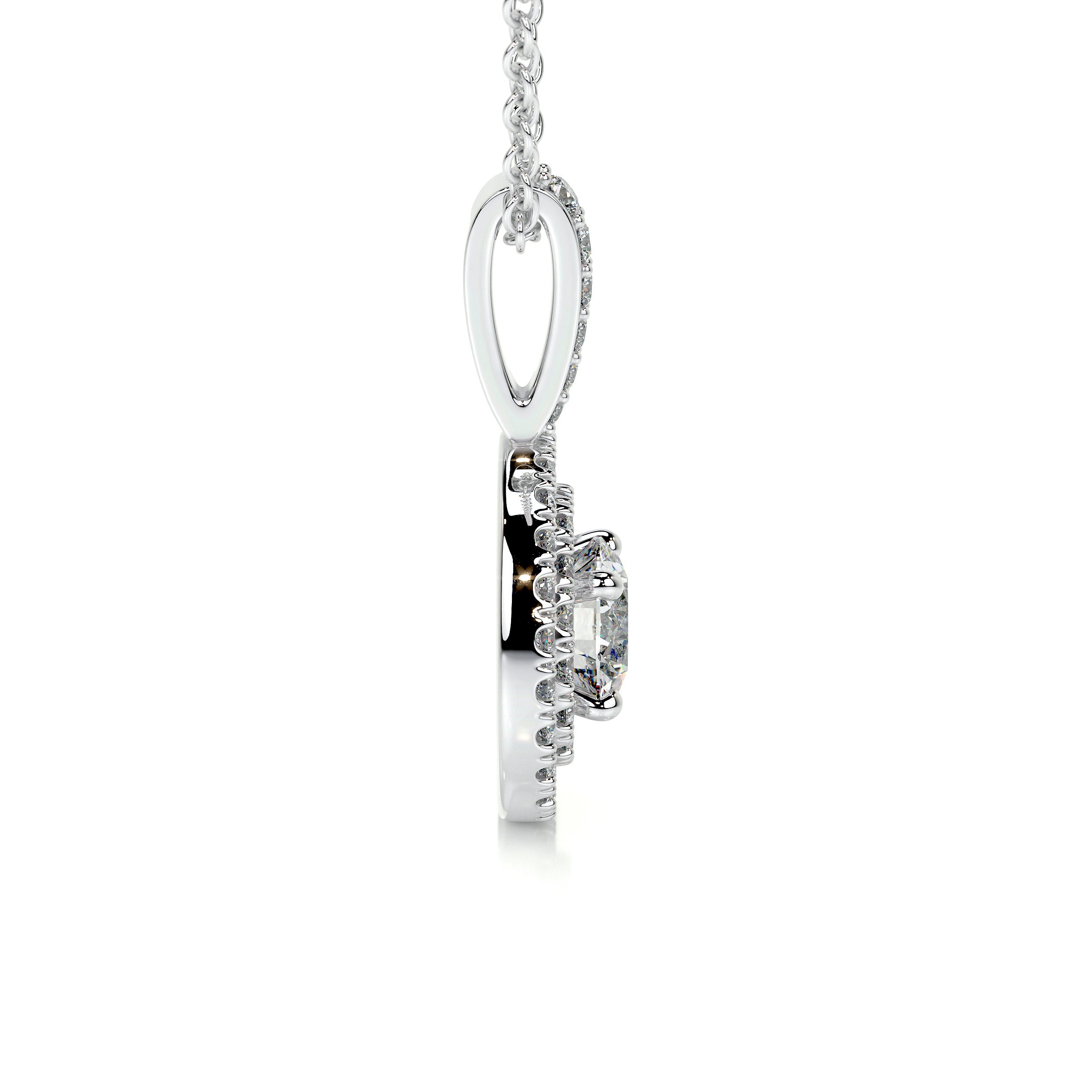 Averi Lab Grown Diamond Pendant -14K White Gold、mySite、hinf8tx79