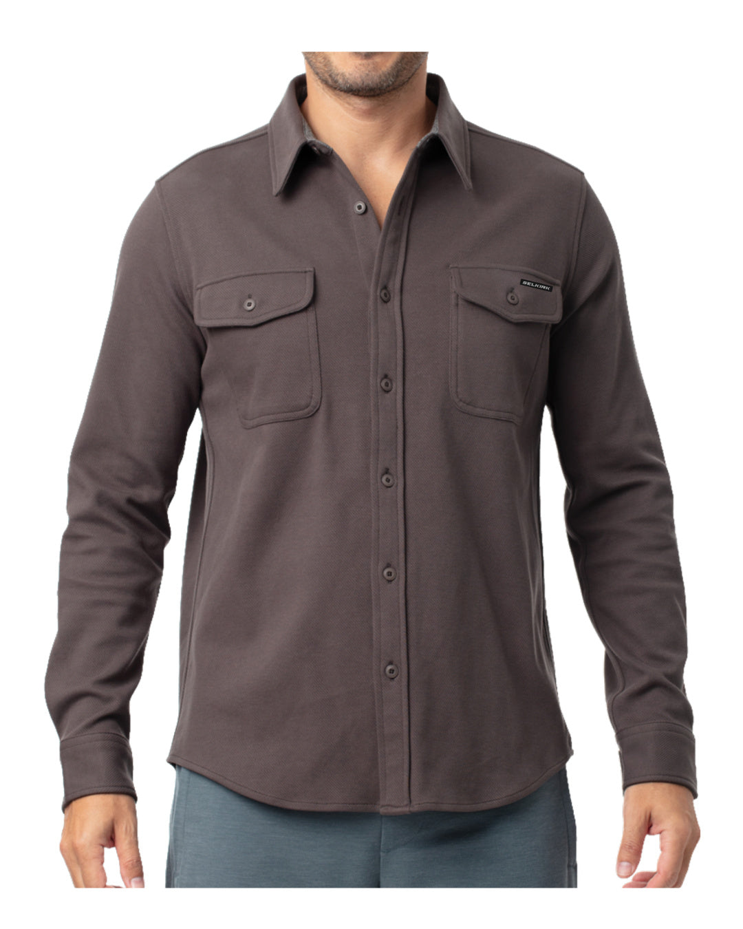 Selkirk Spring Owen Men’s Banks Chambray Button-Down Shirt、mySite、noshort