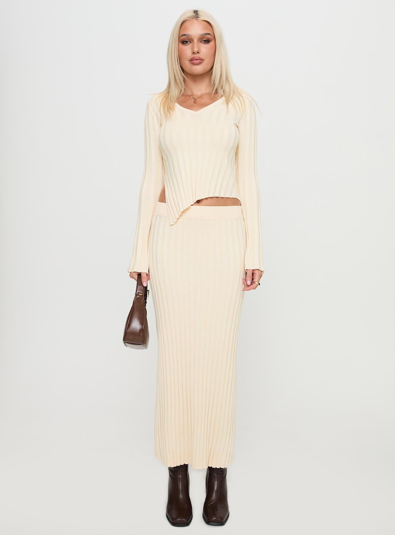 Ozias Knit Set Cream、mySite、solidvoid