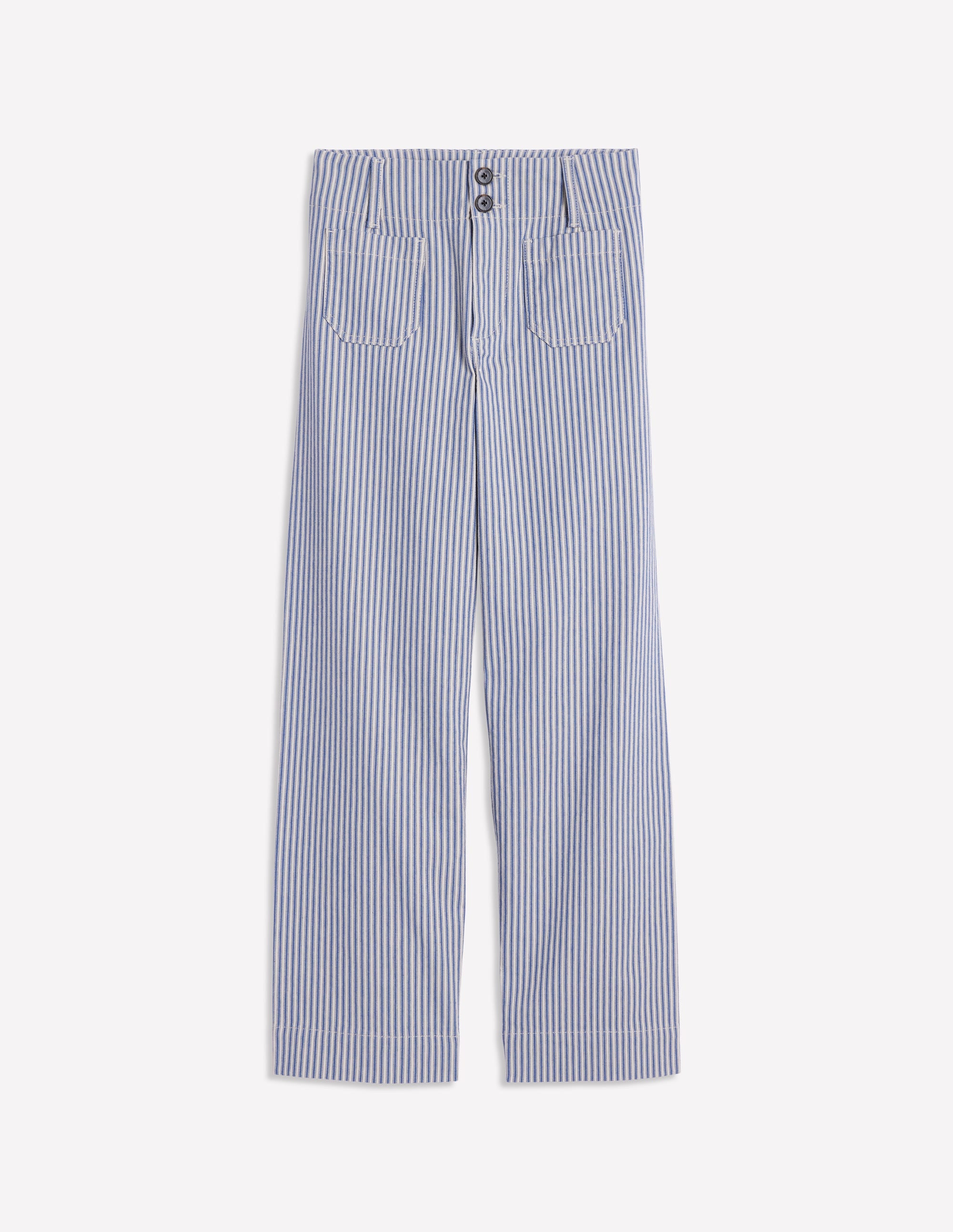  Primrose Patch Pocket Trousers-Ticking Stripe、mySite、ashleygrahame
