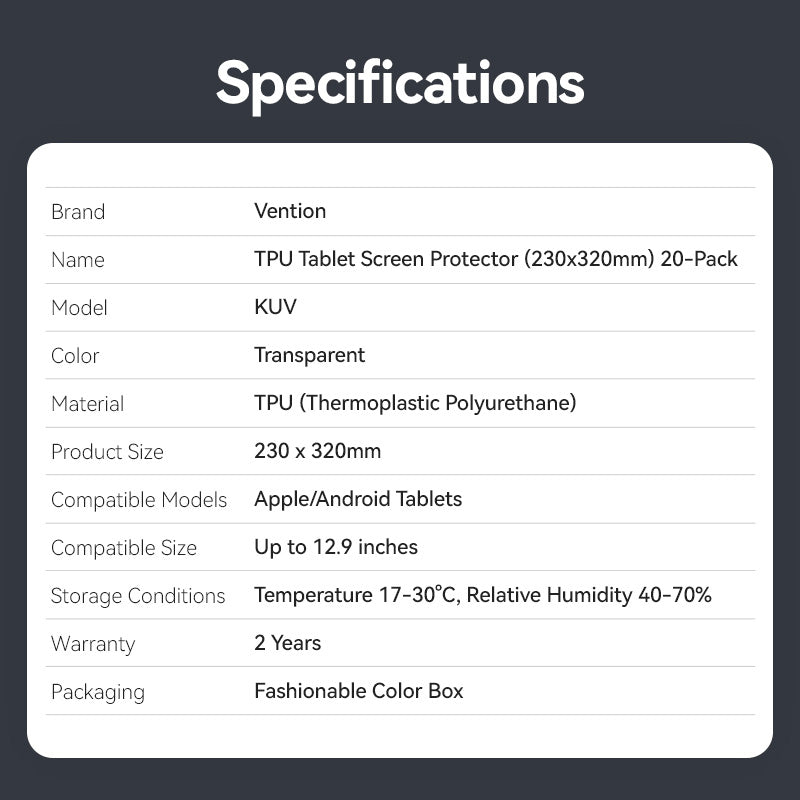 Vention Intelligent Screen Film Cutter with Touch Screen - EU Plug、mySite、fannypackpong